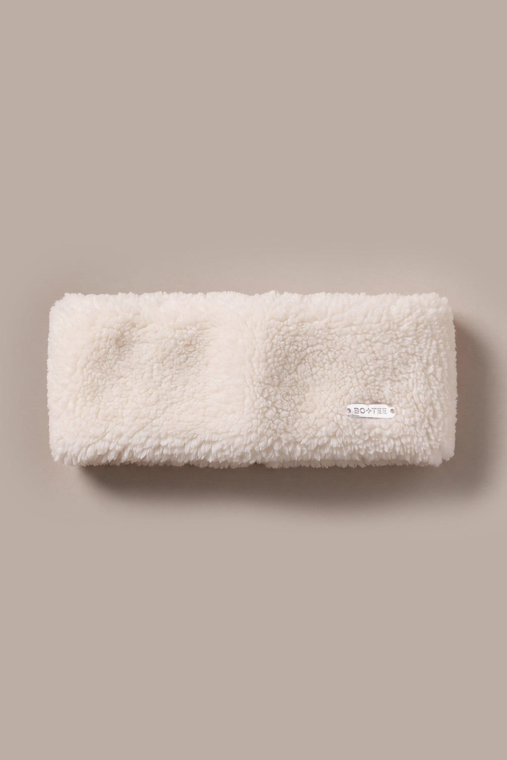 Teddy Fleece Headband In Vanilla