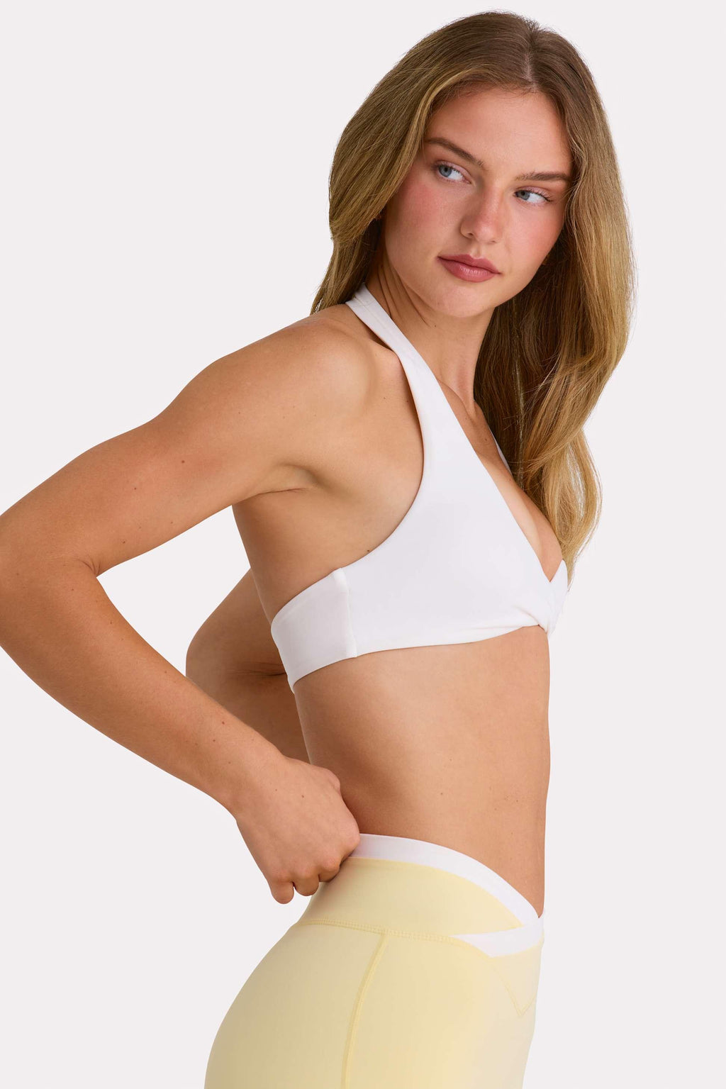 Soft Active Sports Bra In Coconut