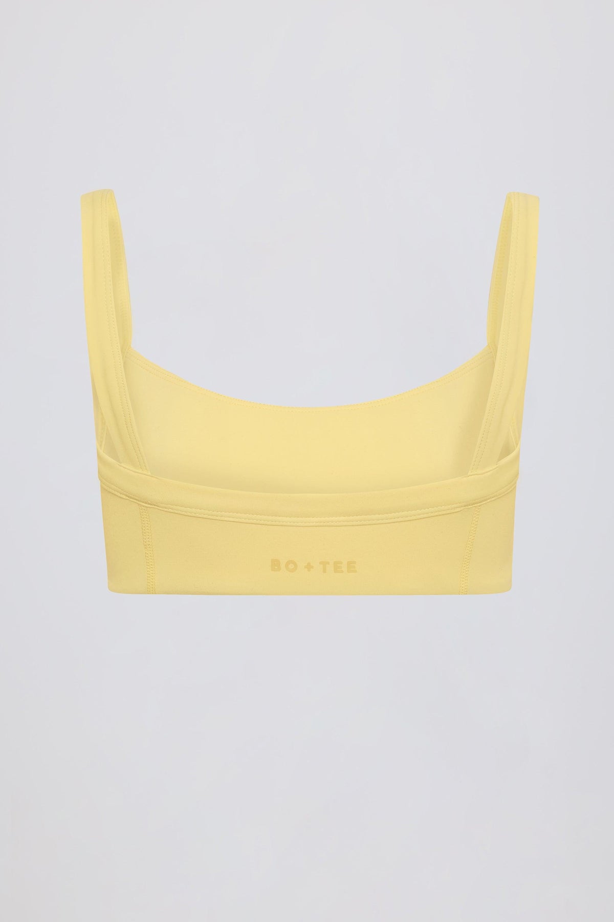 Soft Active Seam-detail Sports Bra In Lemon