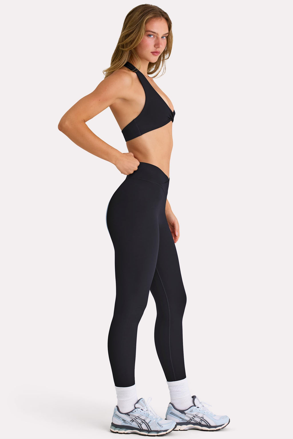 Soft Active Full-length Leggings In Black