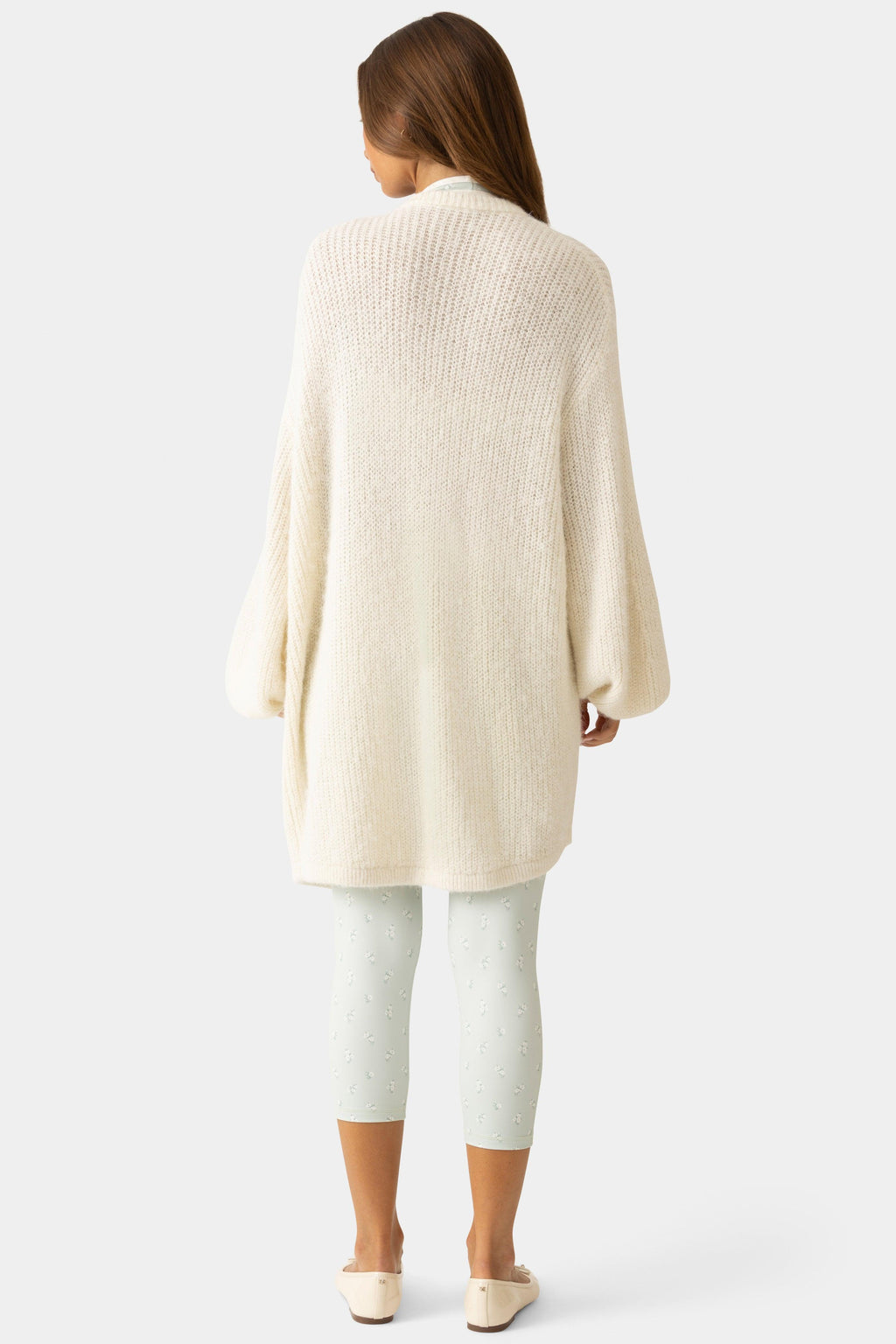 Soft Knit Cardigan In Coconut