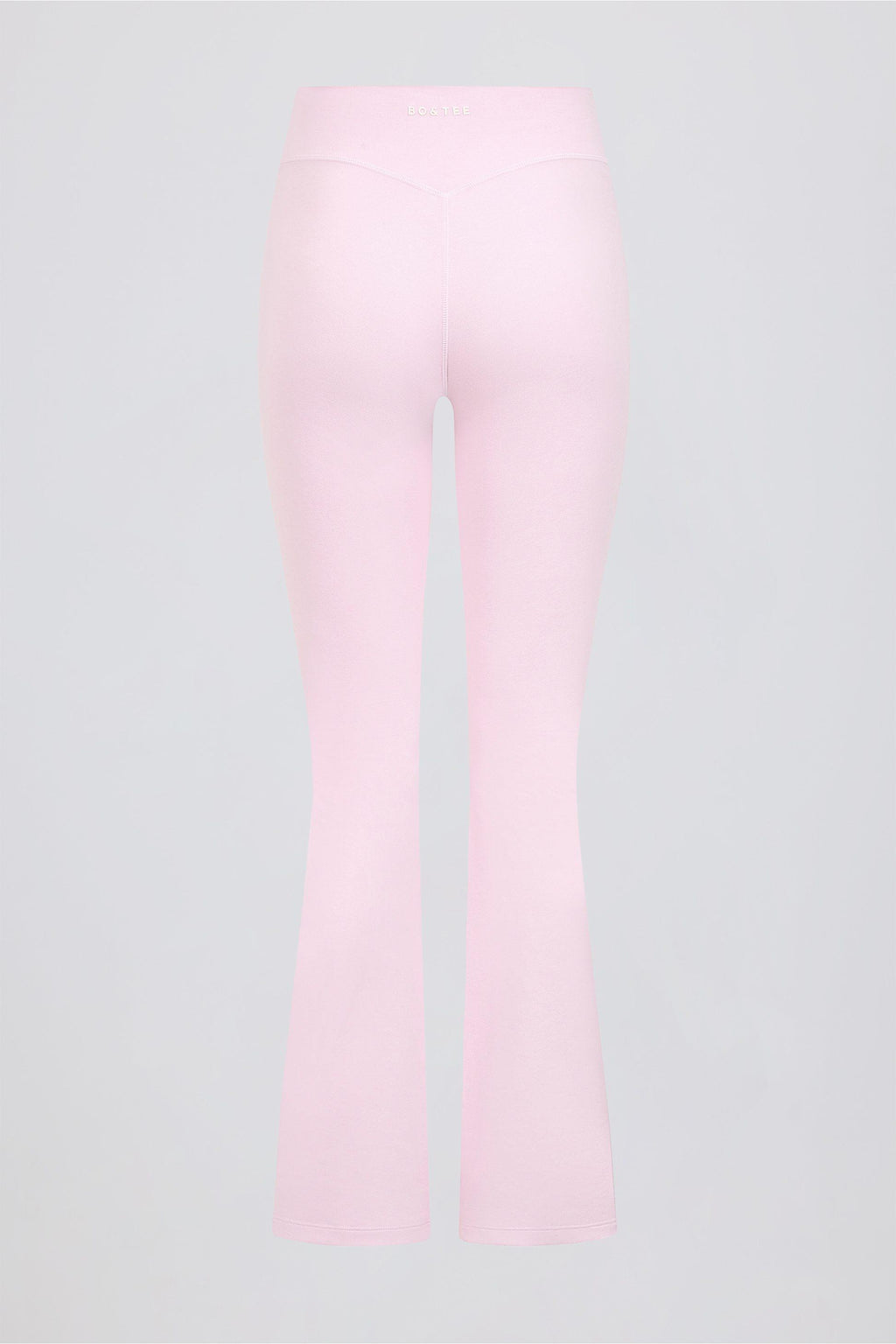 Brushed Jersey Ruched Flared Trousers In Bloom