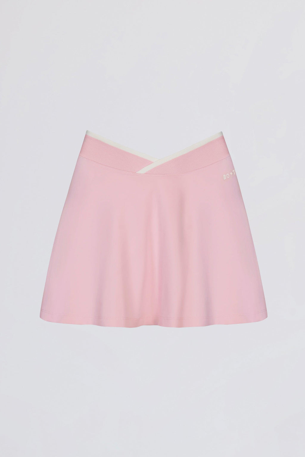 Soft Active Crossover Mini Skort In Powder Pink