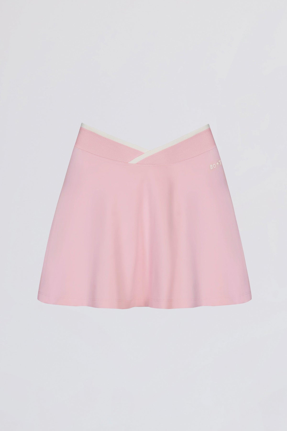 Soft Active Crossover Mini Skort In Powder Pink