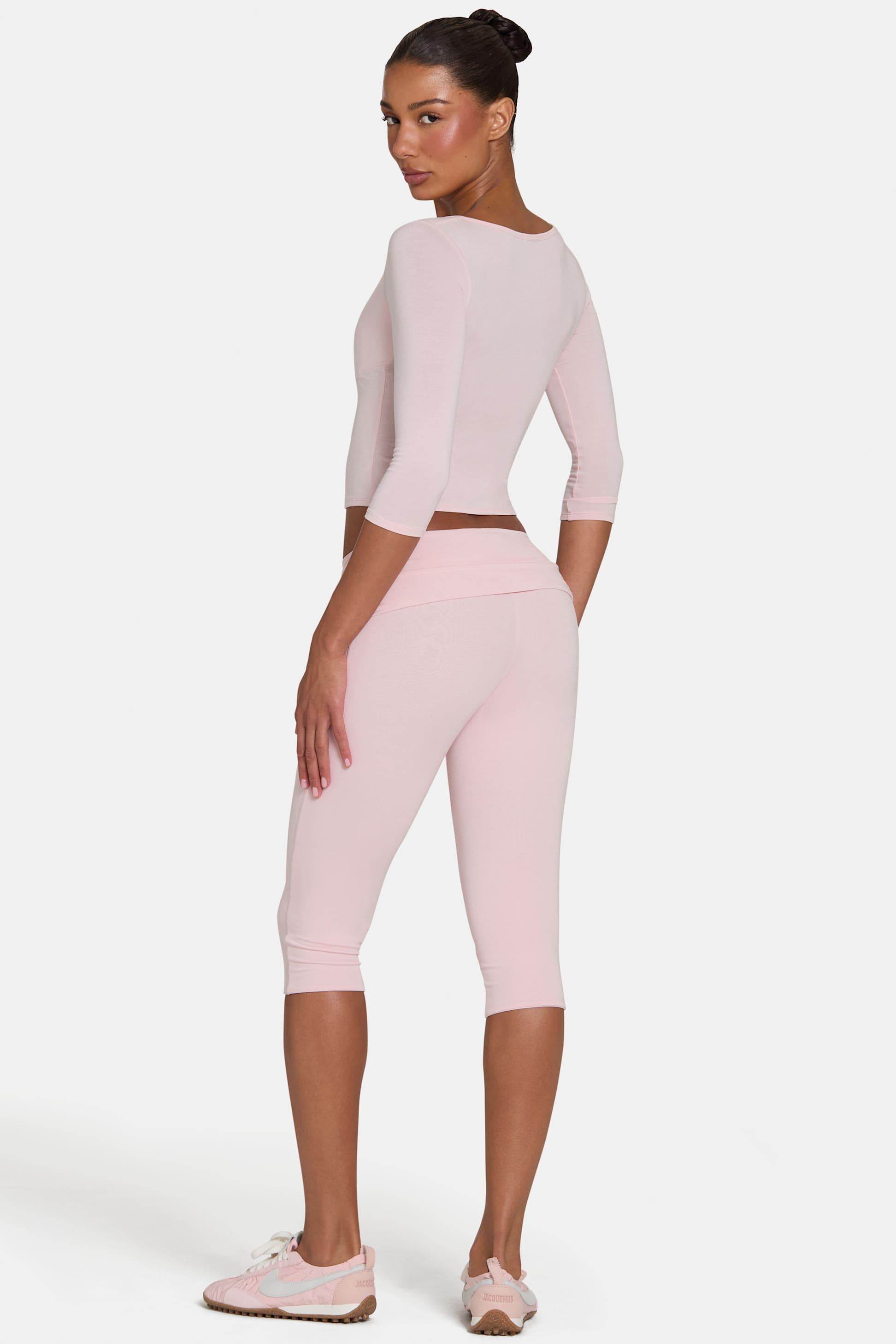 Buttercloud™ Capri Leggings In Blush