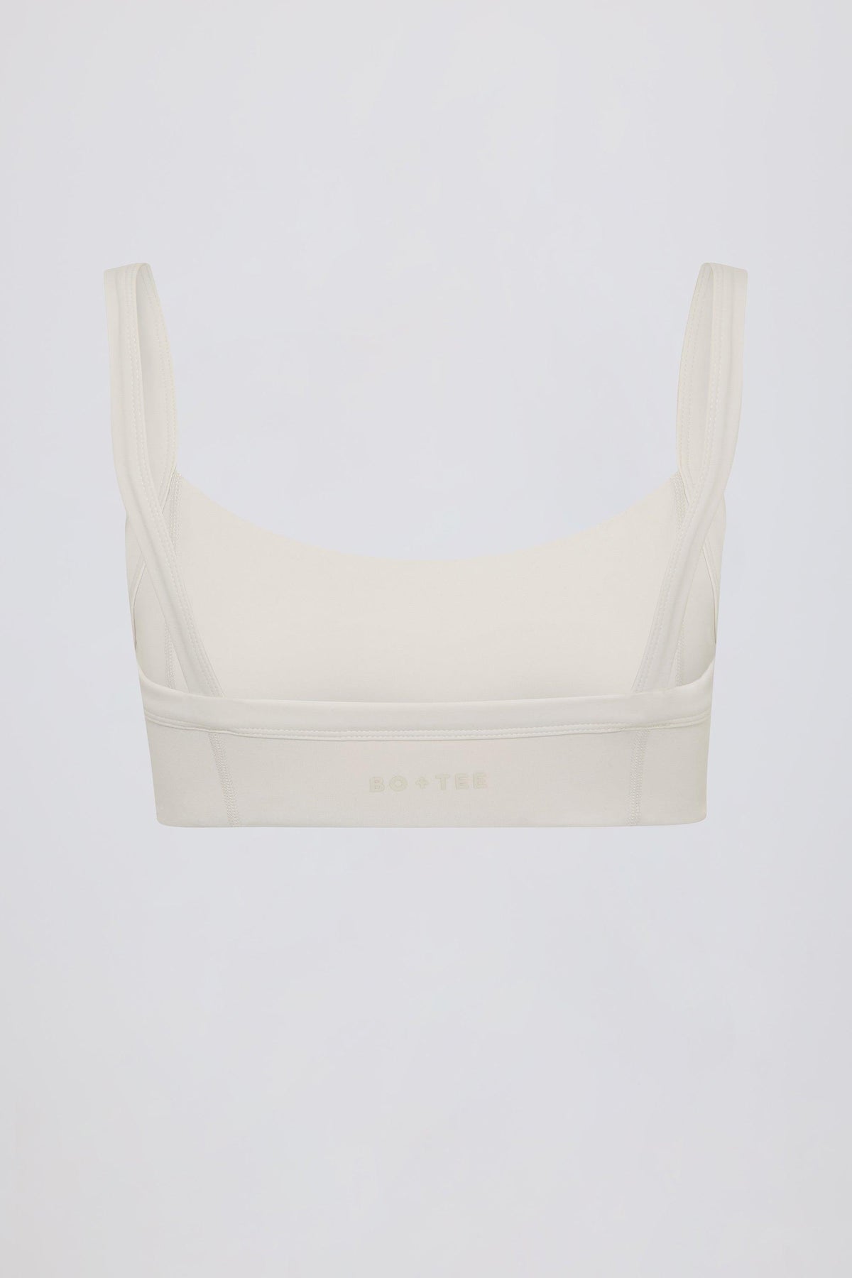 Soft Active Seam-detail Sports Bra In Oat