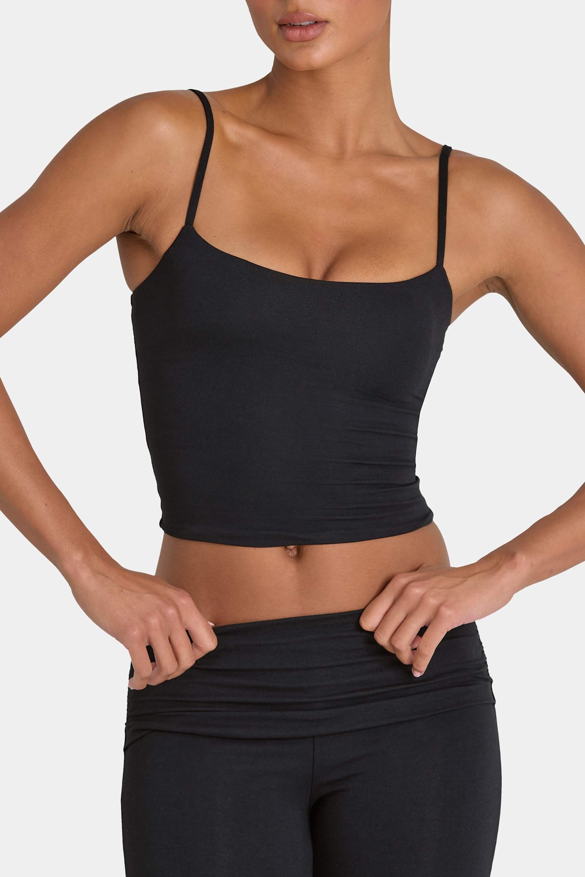 Buttercloud™ Crop Tank Top In Black