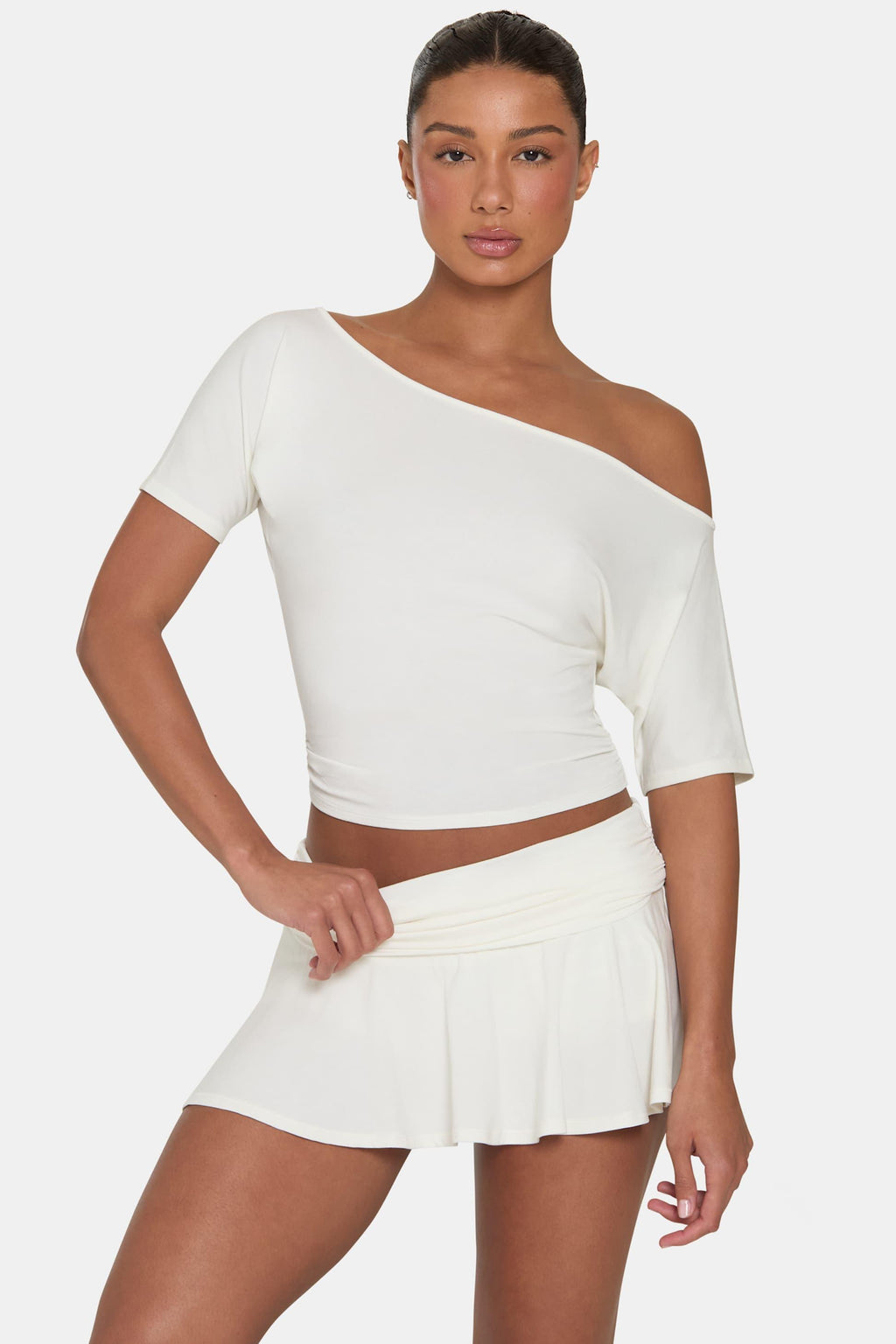 Buttercloud™ Mini Skort In Coconut