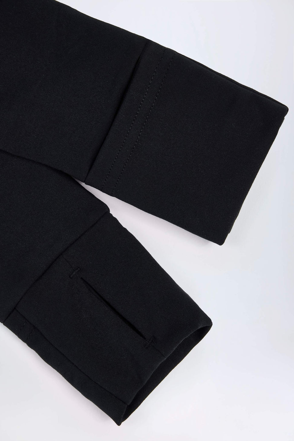 Soft Active Hooded Mid-layer Jacket In Black