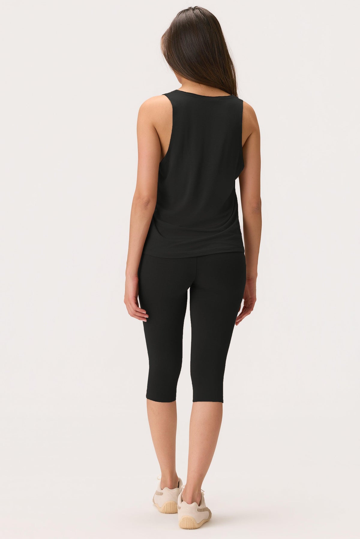 Buttercloud™ Slouchy Tank Top In Black