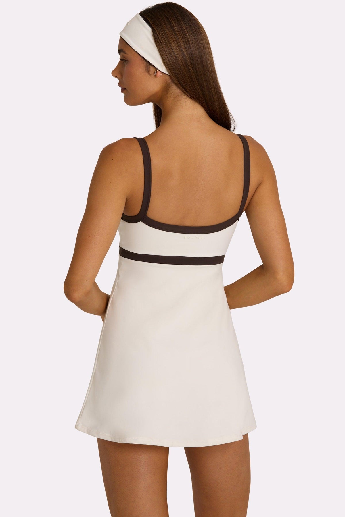 Soft Active Tennis Dress In Coconut