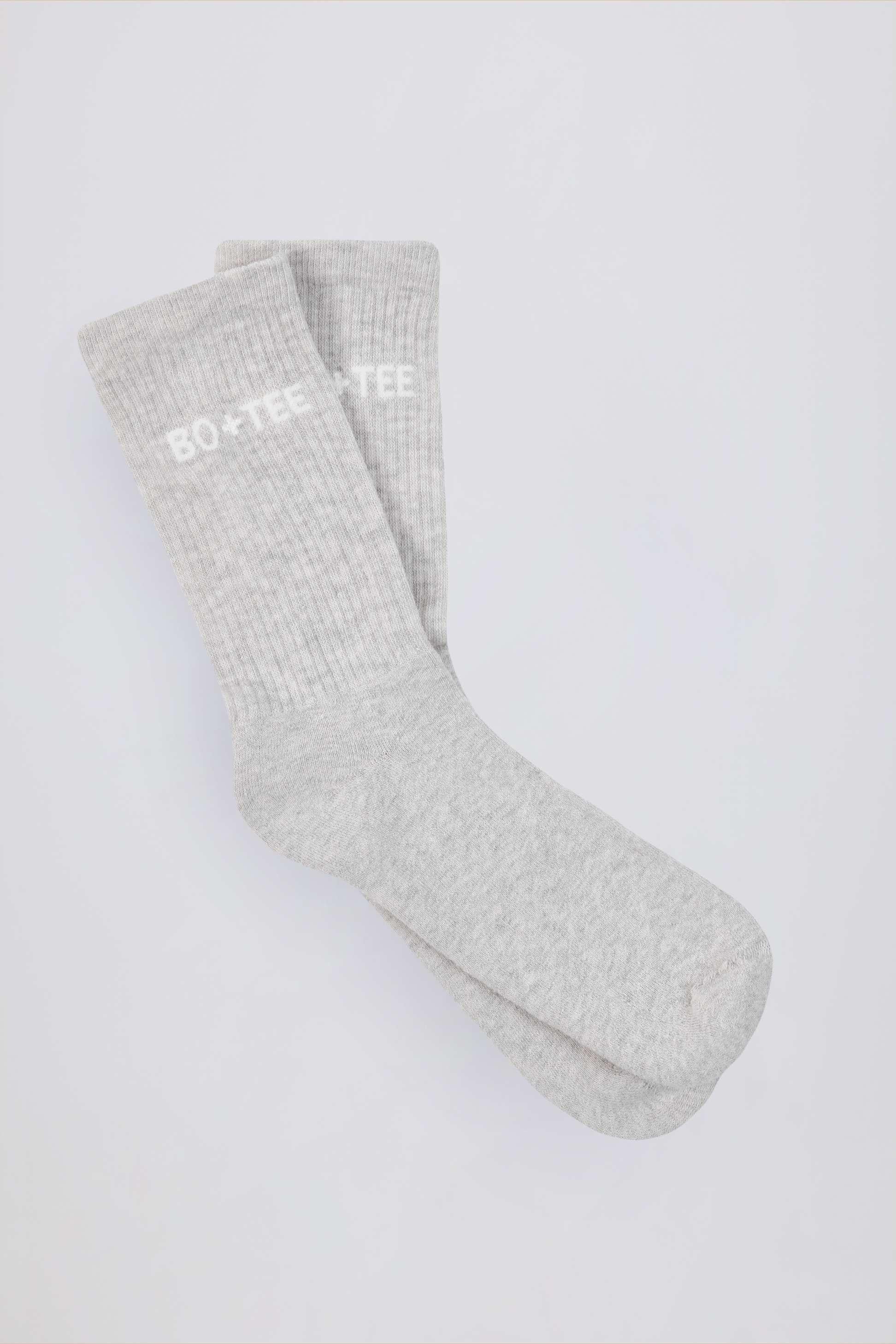 Ribbed Crew Sock Bundle In Multi