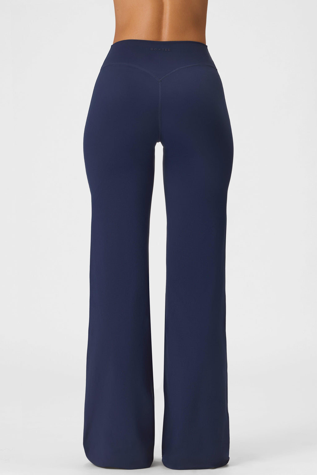 Soft Active Wide-leg Trousers In Midnight Navy