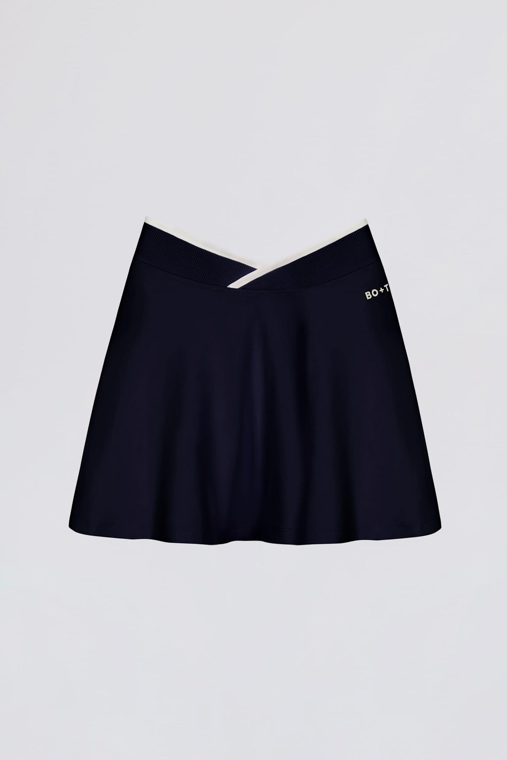 Soft Active Crossover Mini Skort In Midnight