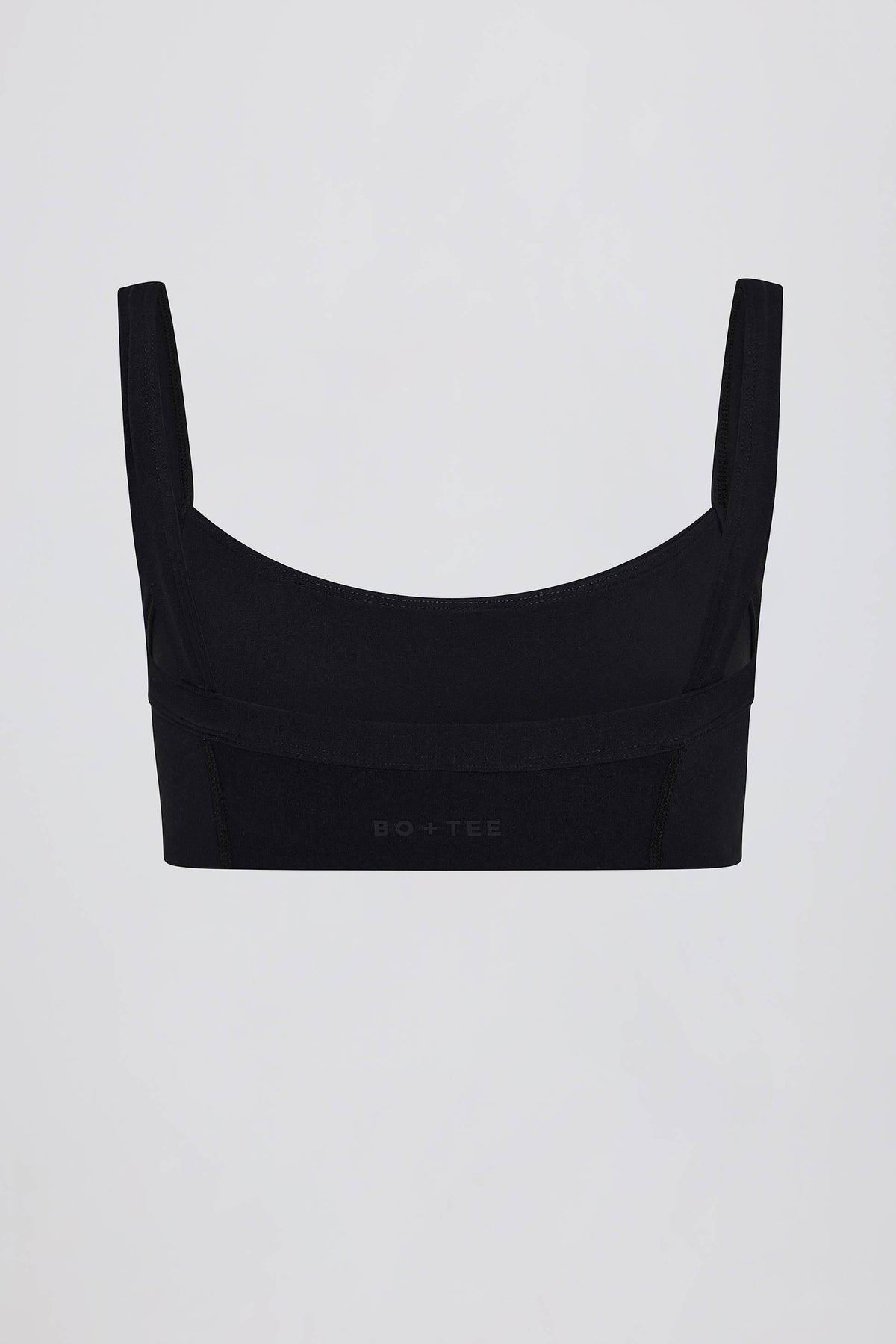 เสื้อสปอร์ตบราแบบนุ่ม Active Seam-detail สีดำ
