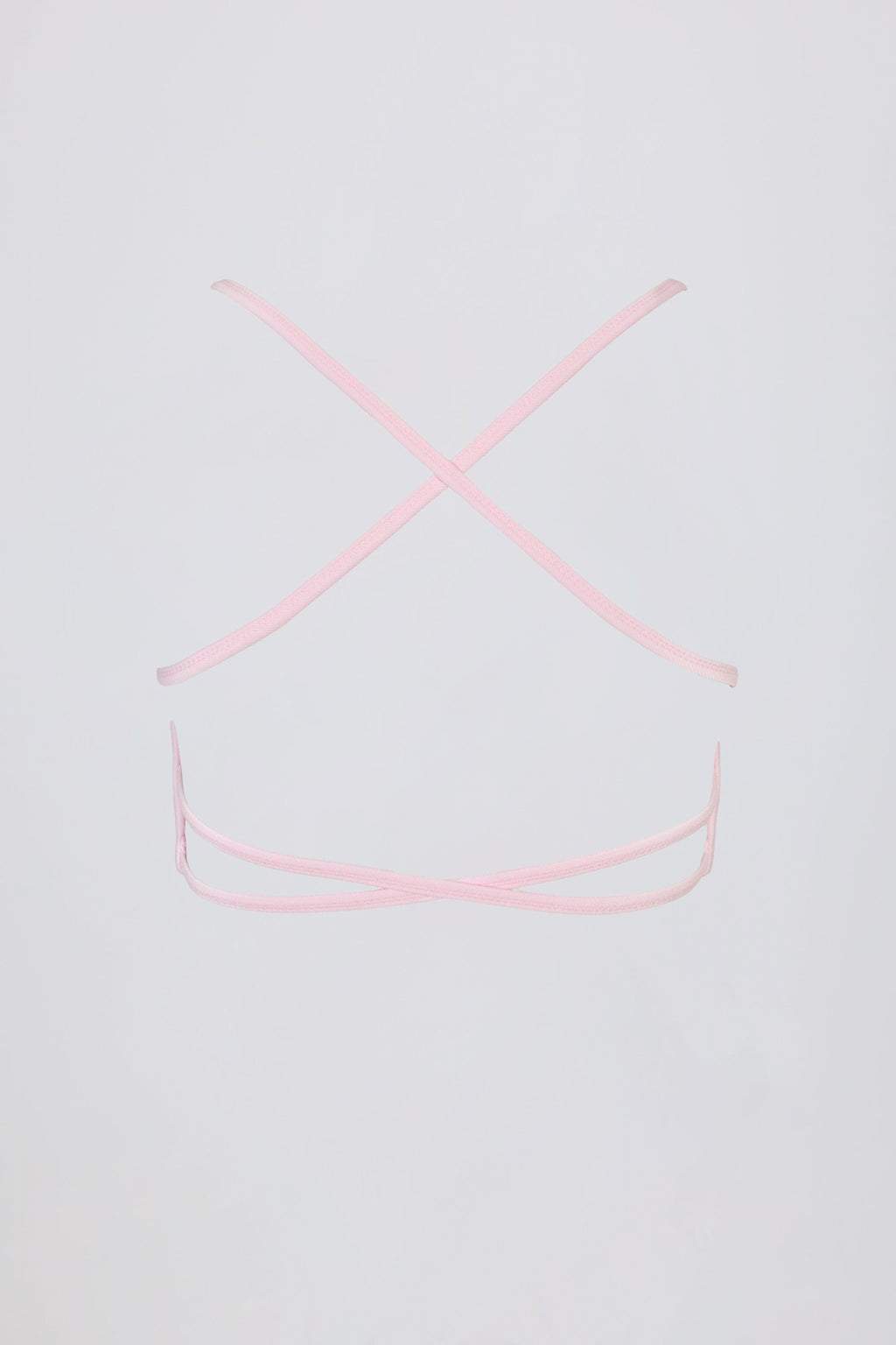 เสื้อสปอร์ตบราไร้รอยต่อ Super Sculpt สีชมพูผงสีชมพู