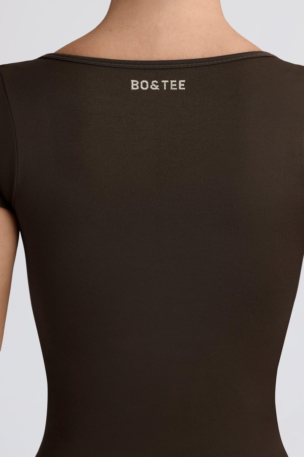 Super Sculpt Seamless T-shirt In Brown