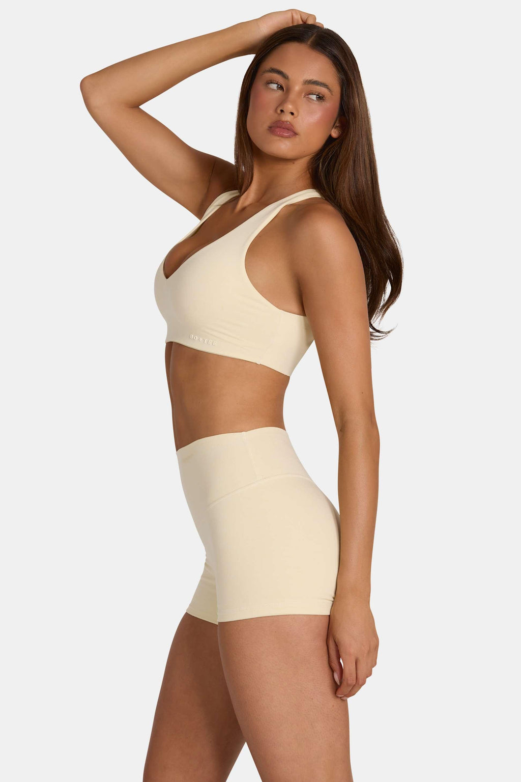Soft Active Low-impact Sports Bra In Lemon Marl