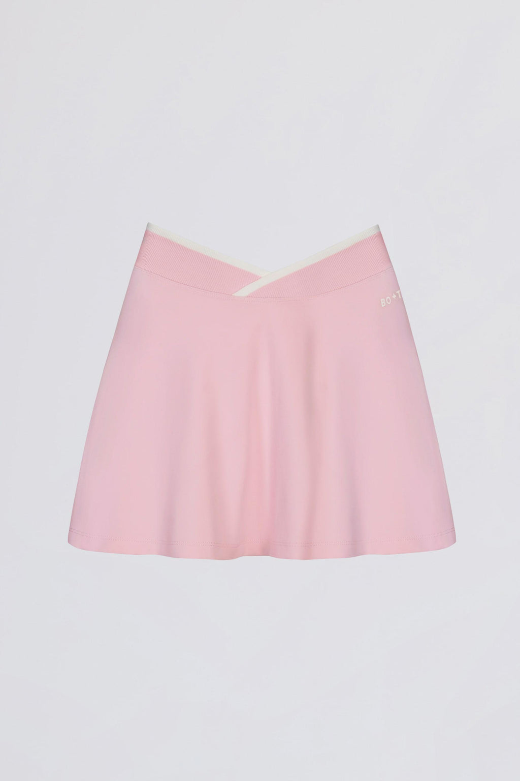Soft Active Crossover Mini Skort In Powder Pink