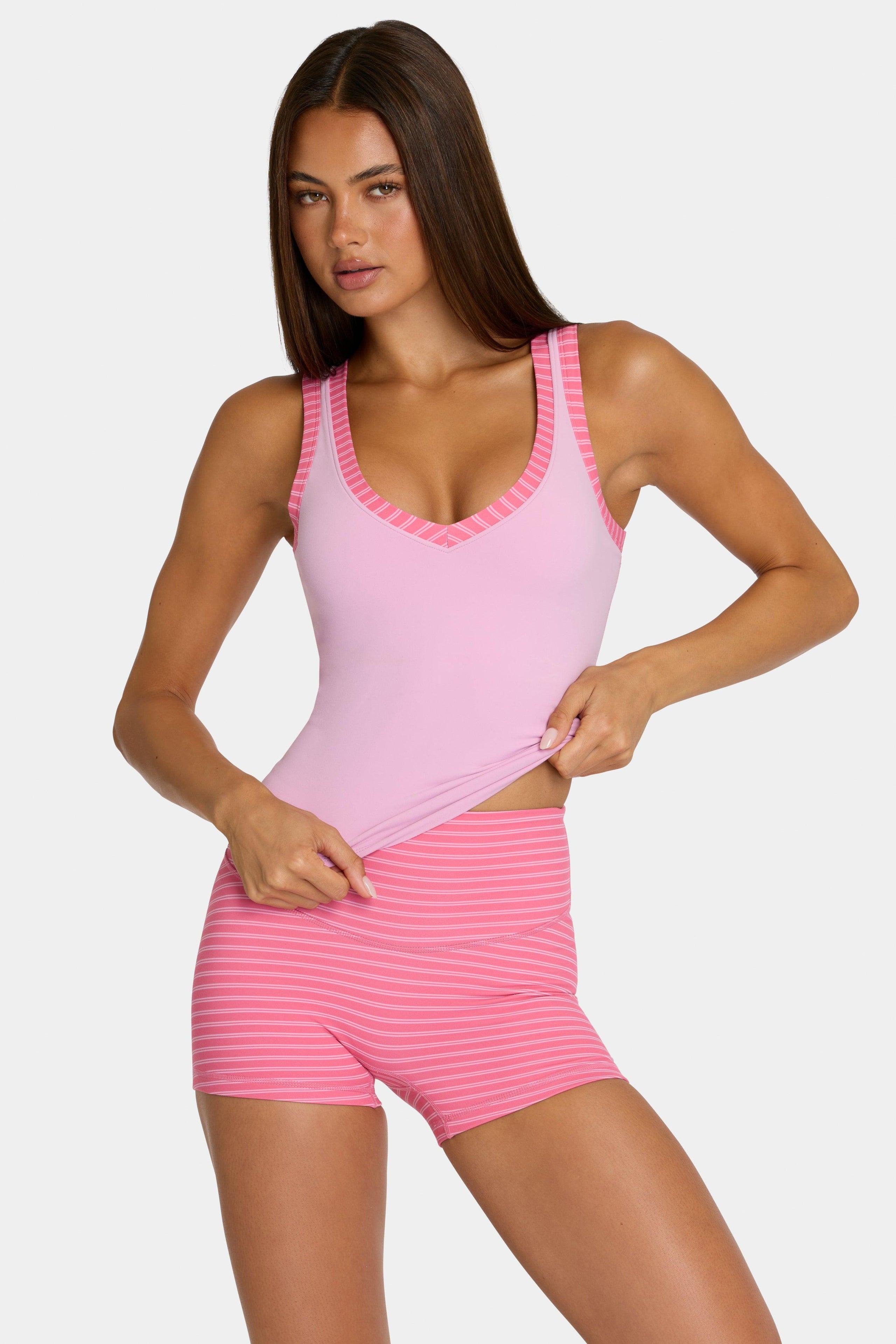 Soft Active Tank Top In Sweet Pink