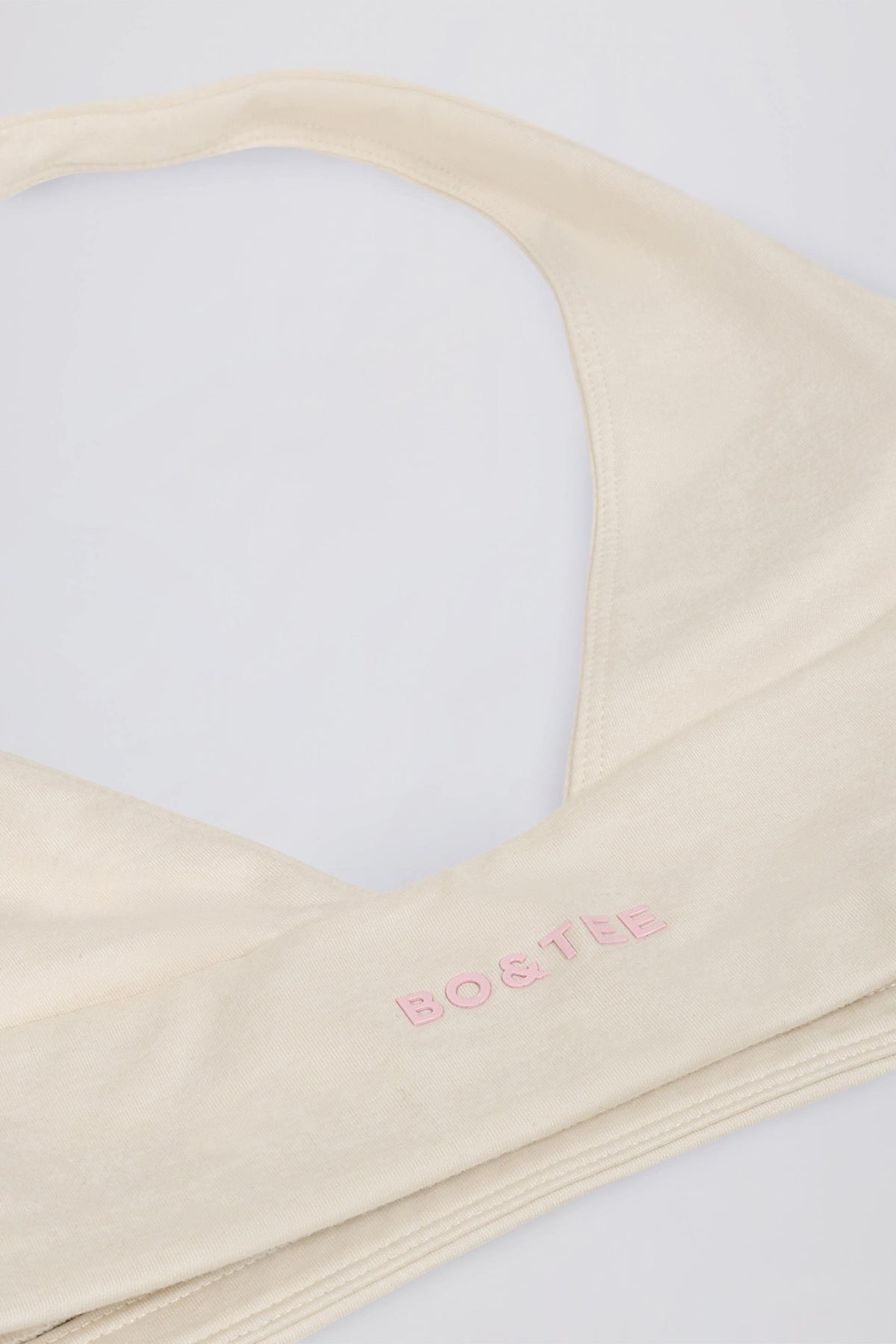 เสื้อสปอร์ตบราคอวีเจอร์ซี่แปรงสีวนิลลา