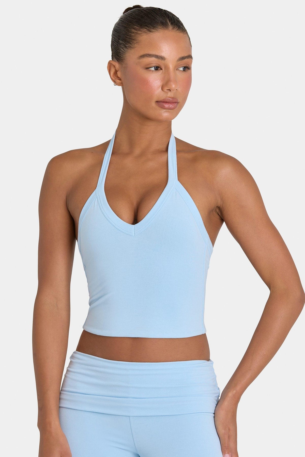 Buttercloud™ Crop Tank Top In Sky
