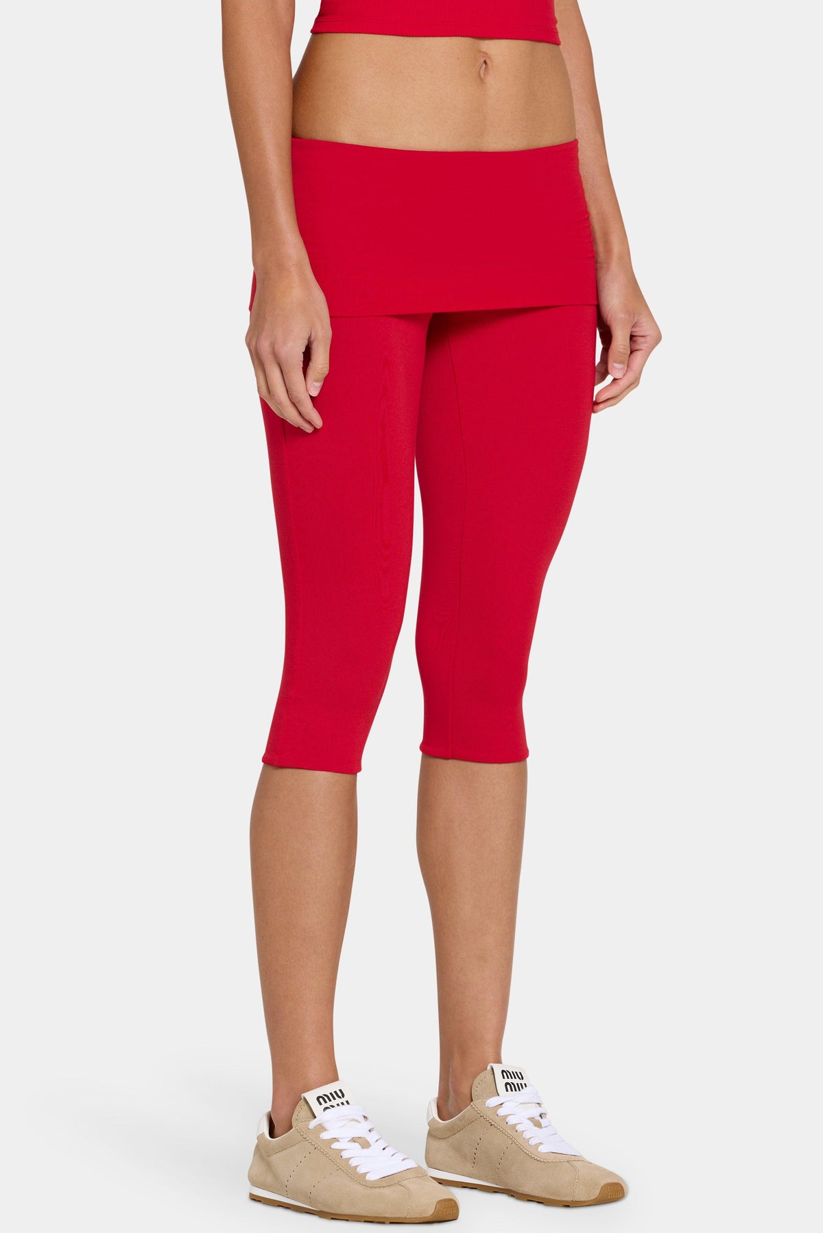 Buttercloud™ Capri Leggings In Chilli