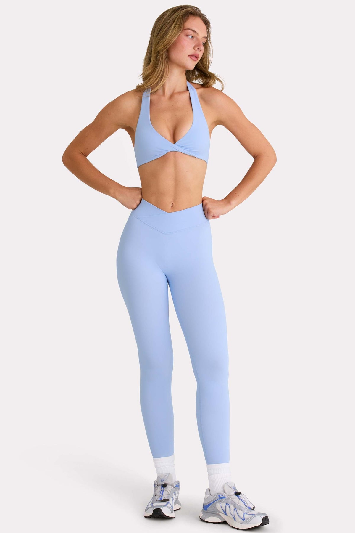 Soft Active Full-length Leggings In Sky