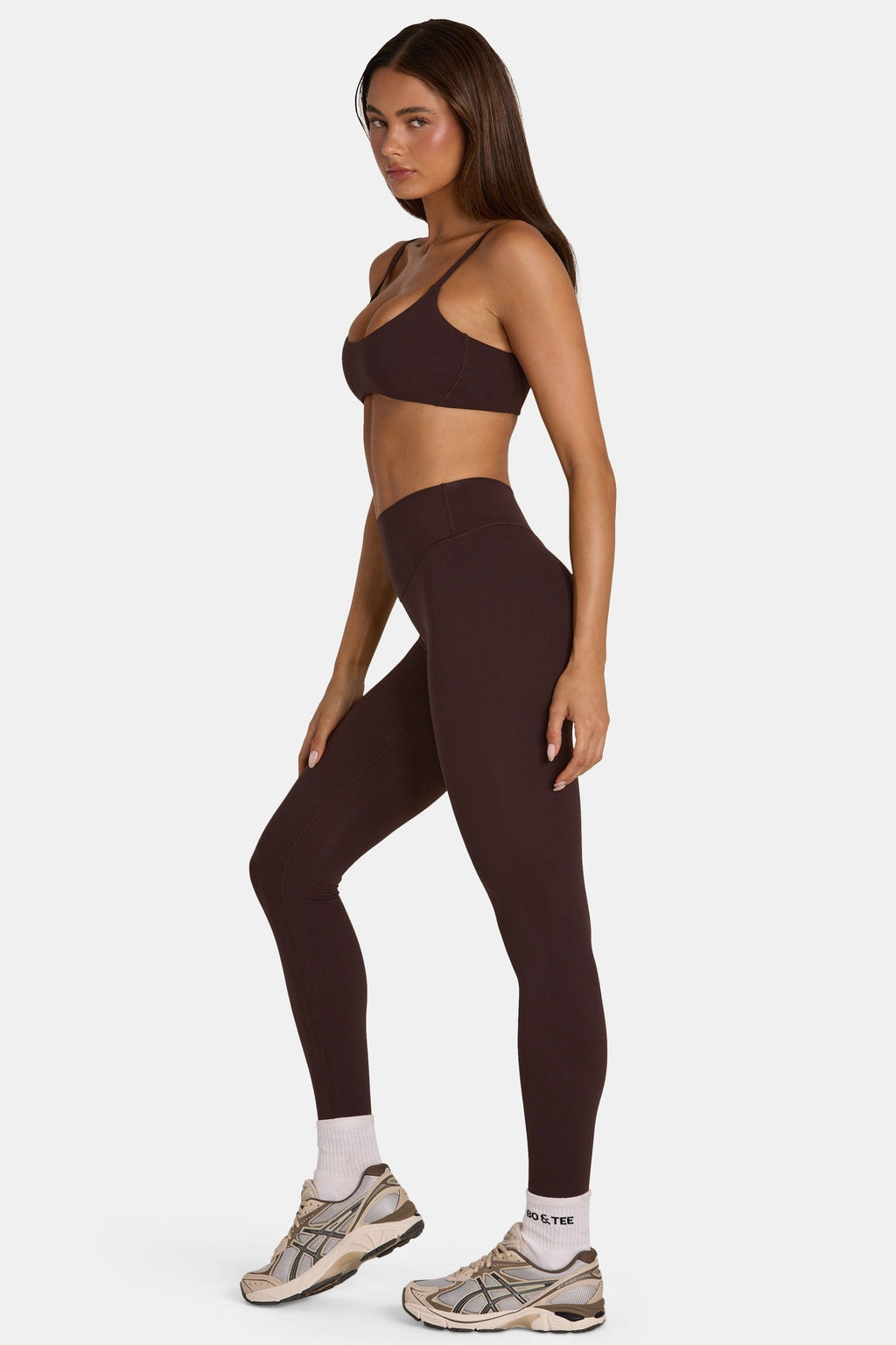 Soft Active Full-length Leggings In Espresso