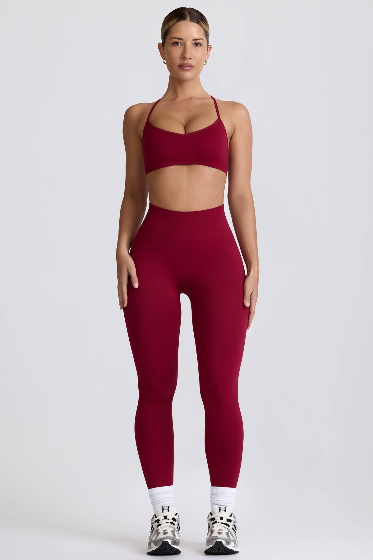 Super Sculpt Seamless Leggings In Cherry