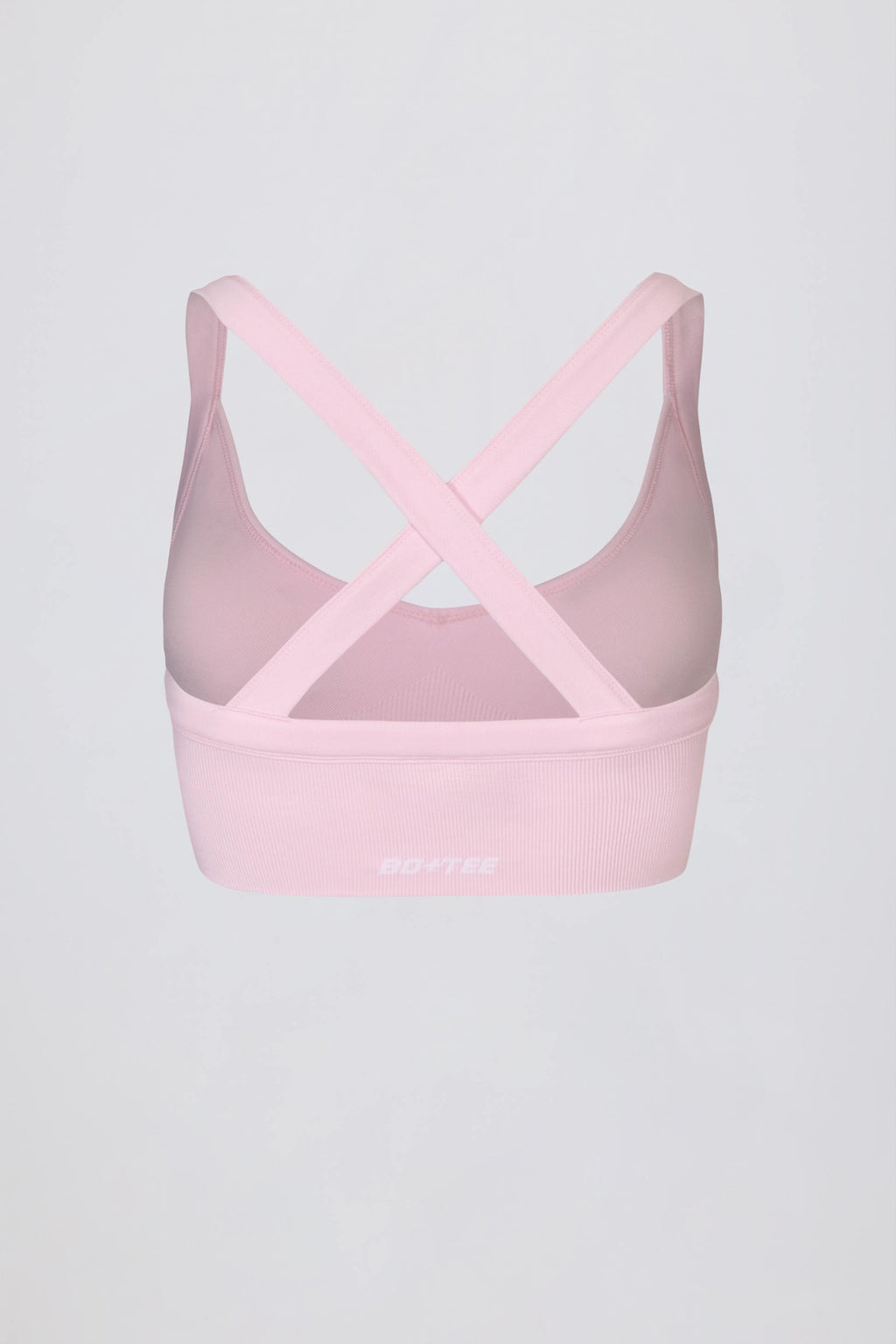 Super Sculpt Seamless Crossback Sports Bra In Soft Pink