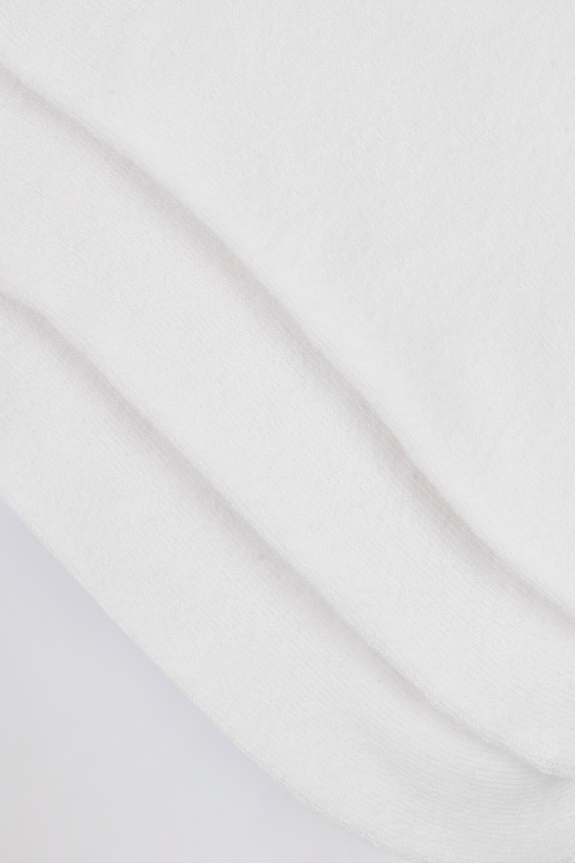 Ribbed Crew Sock Bundle In White