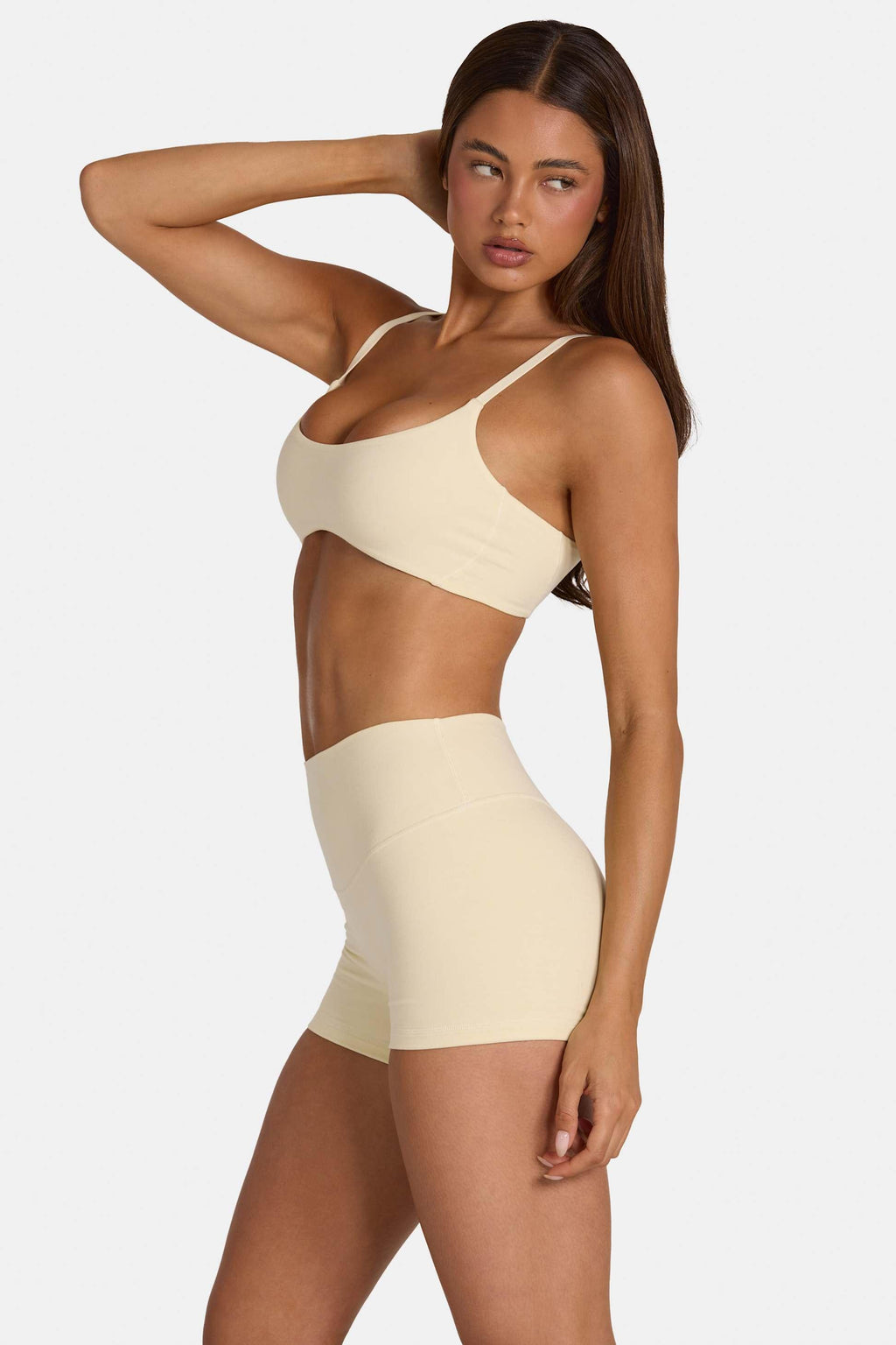 Soft Active Low-impact Sports Bra In Lemon Marl