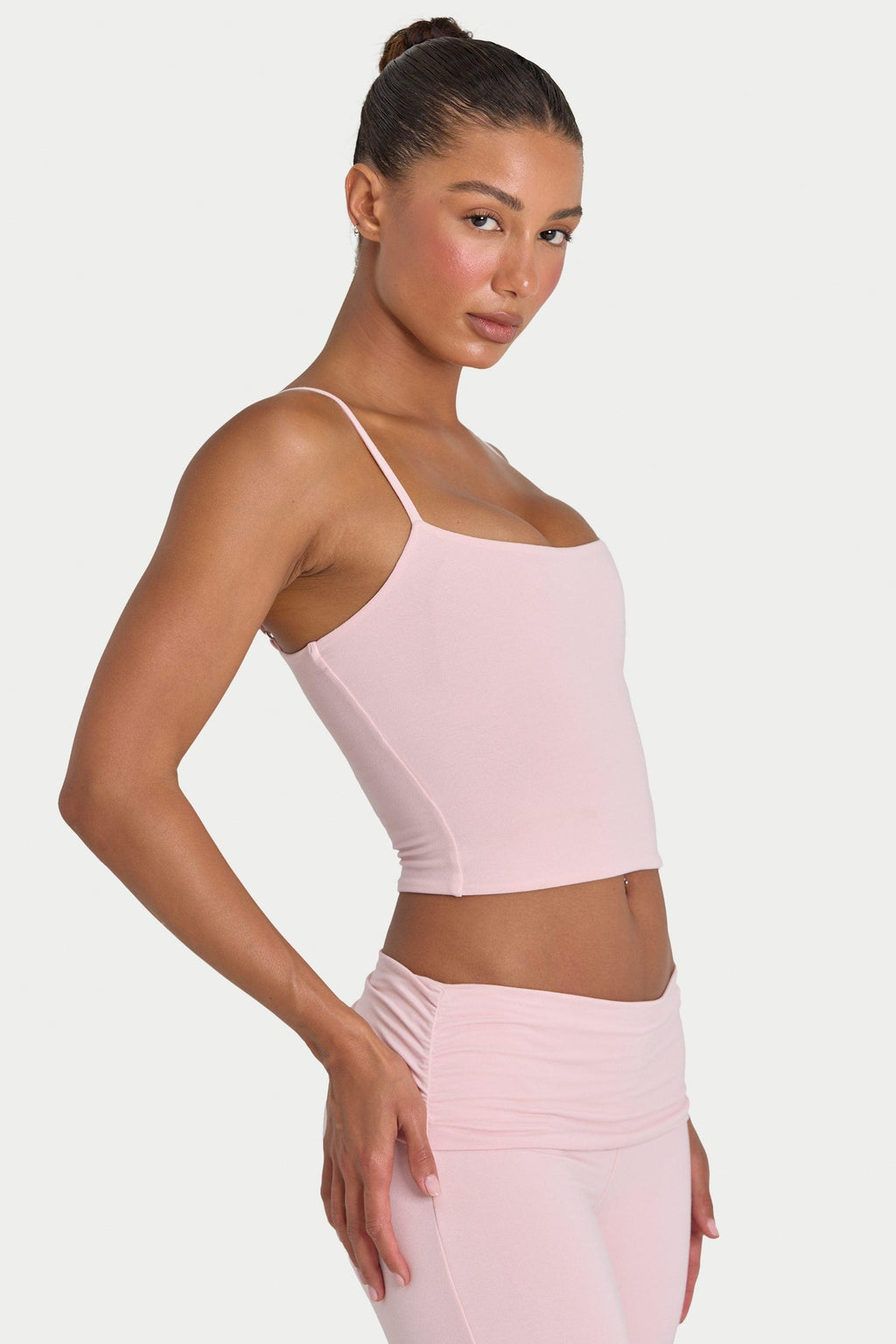 Buttercloud™ Crop Tank Top In Blush