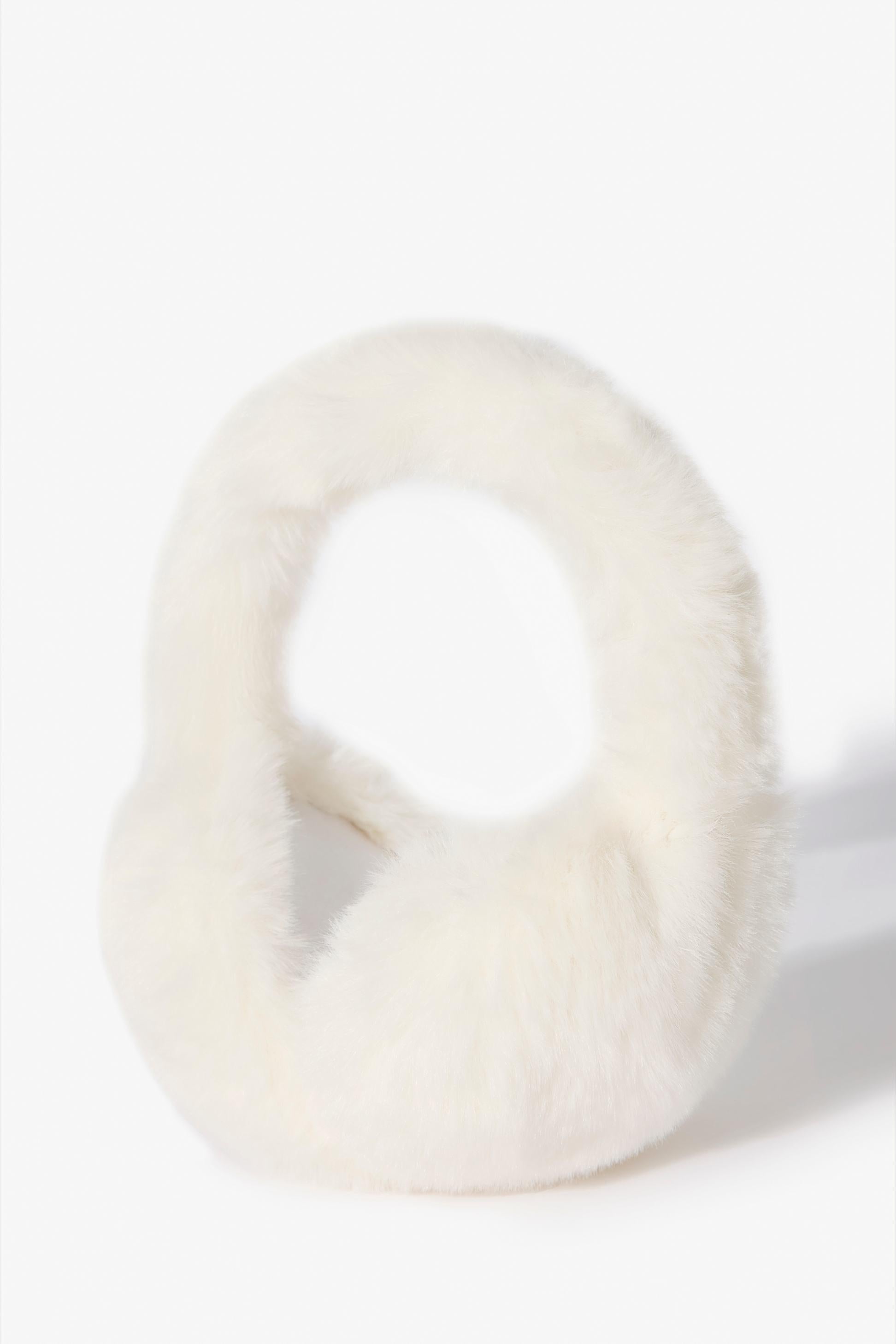 Faux-fur Earmuffs In Ice