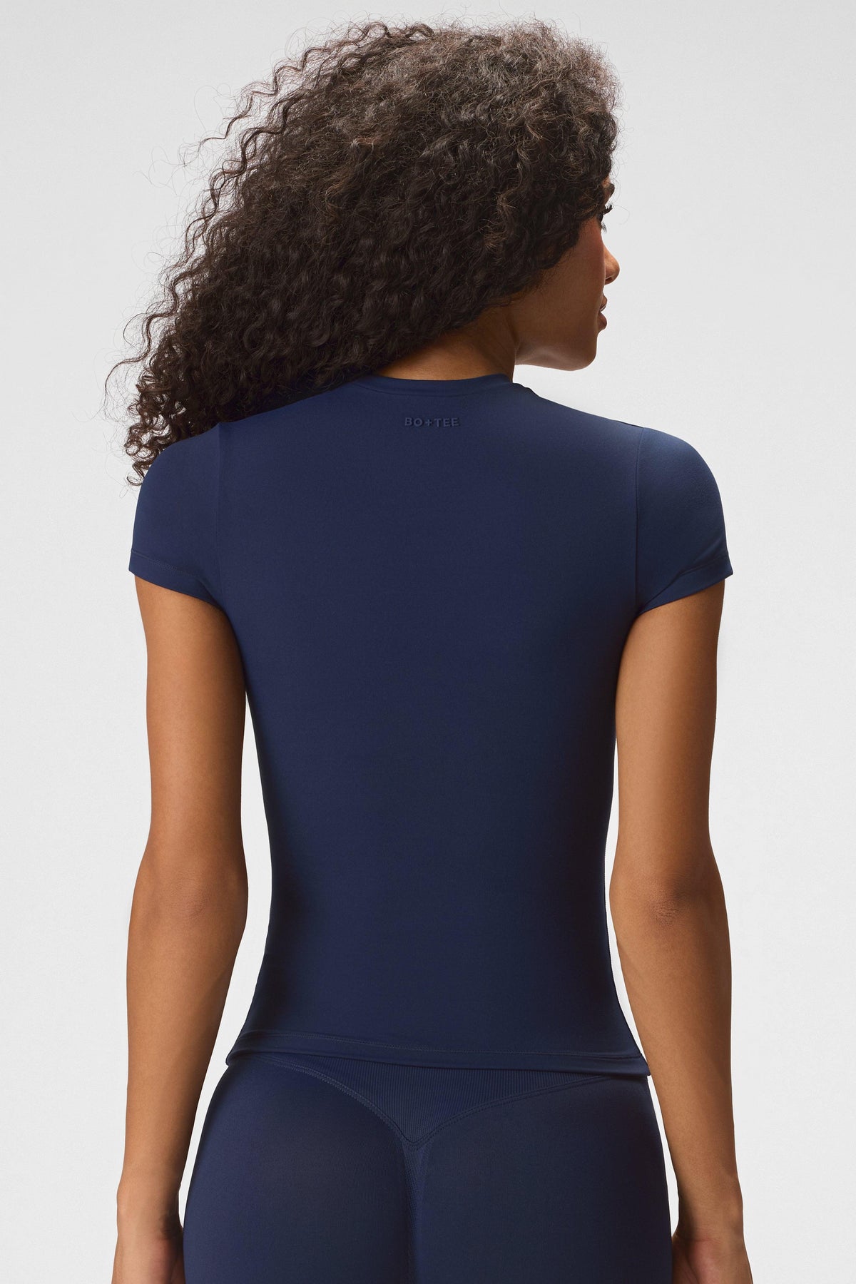 Soft Active Short Sleeve Top in Midnight Navy