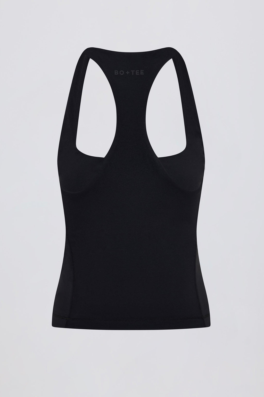 Soft Active Racerback Tank Top In Black