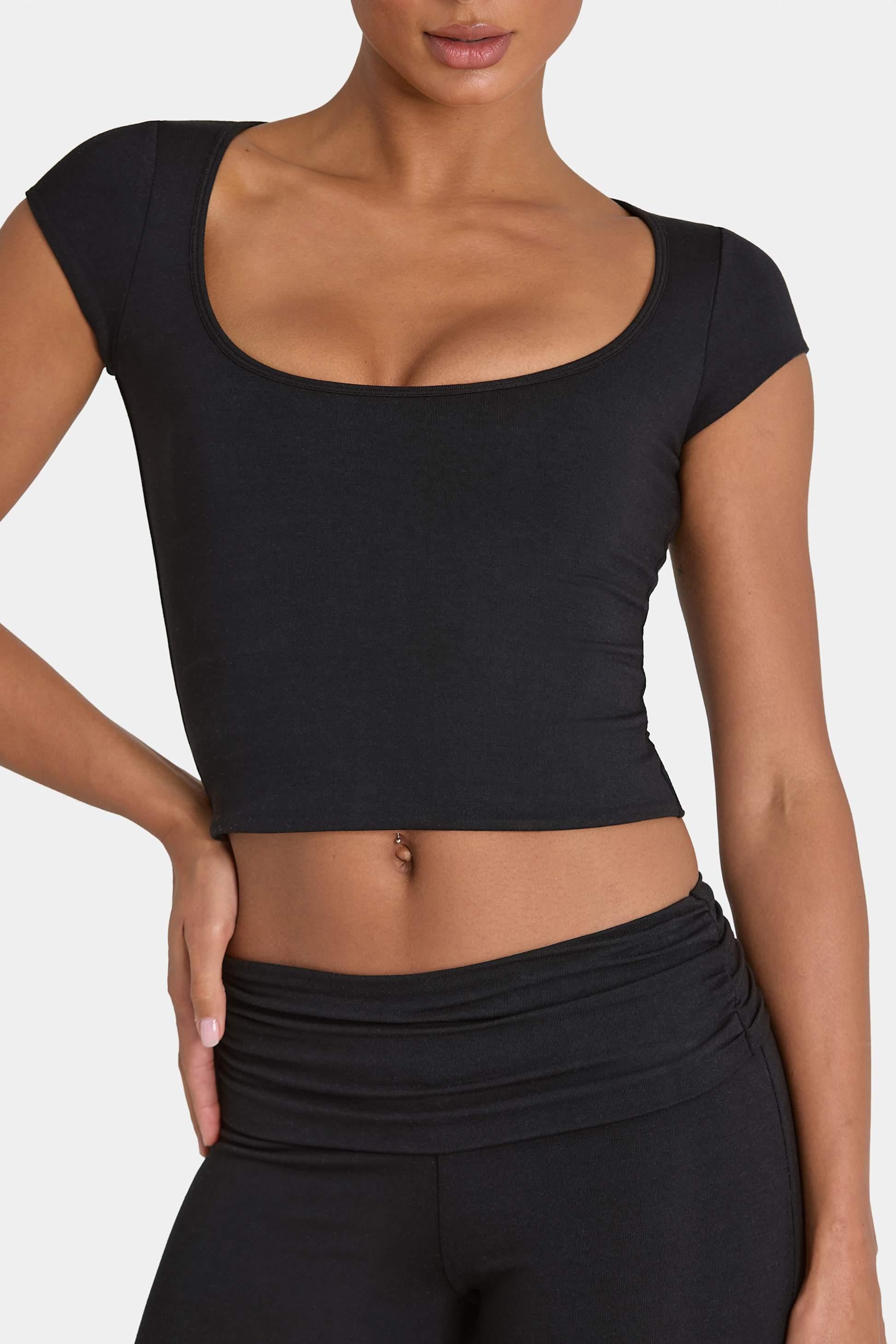 Buttercloud™ Crop Top In Black