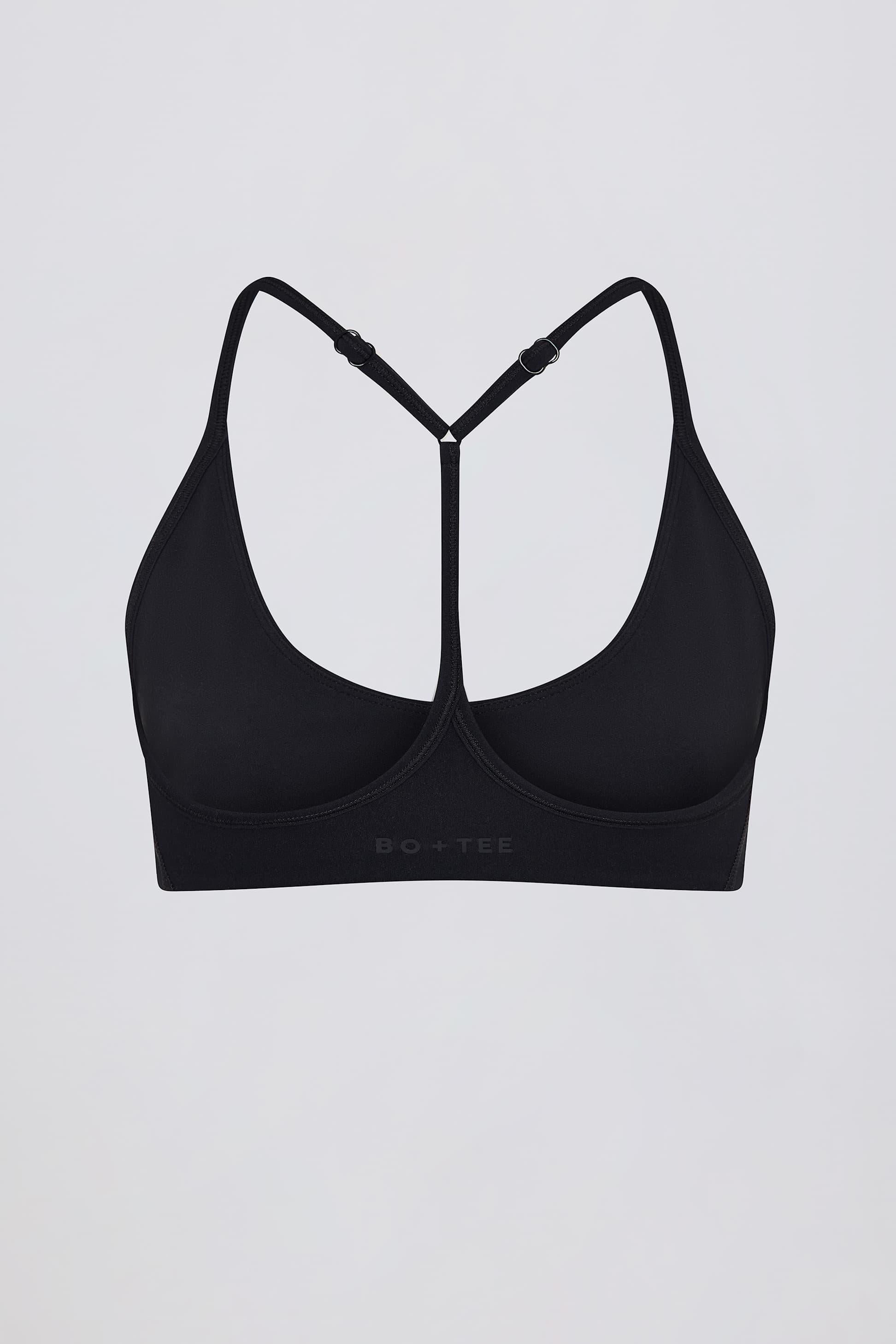 บราสปอร์ตบราเนื้อนุ่ม Active Racerback สีดำ
