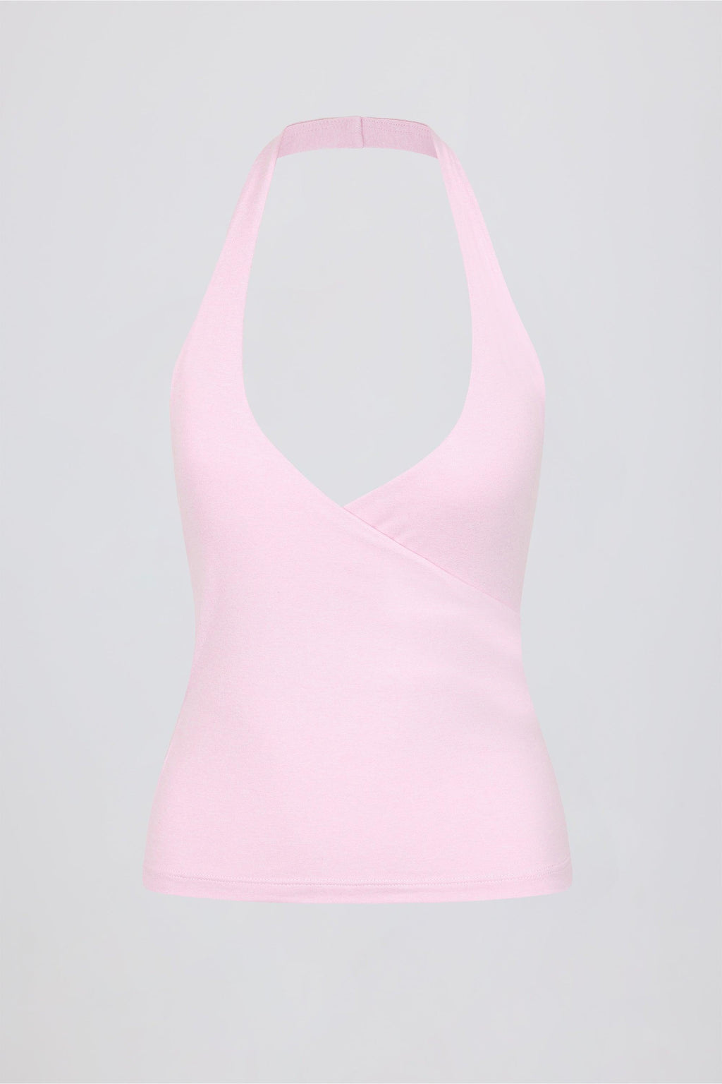Halterneck Open-back Tank Top In Bloom