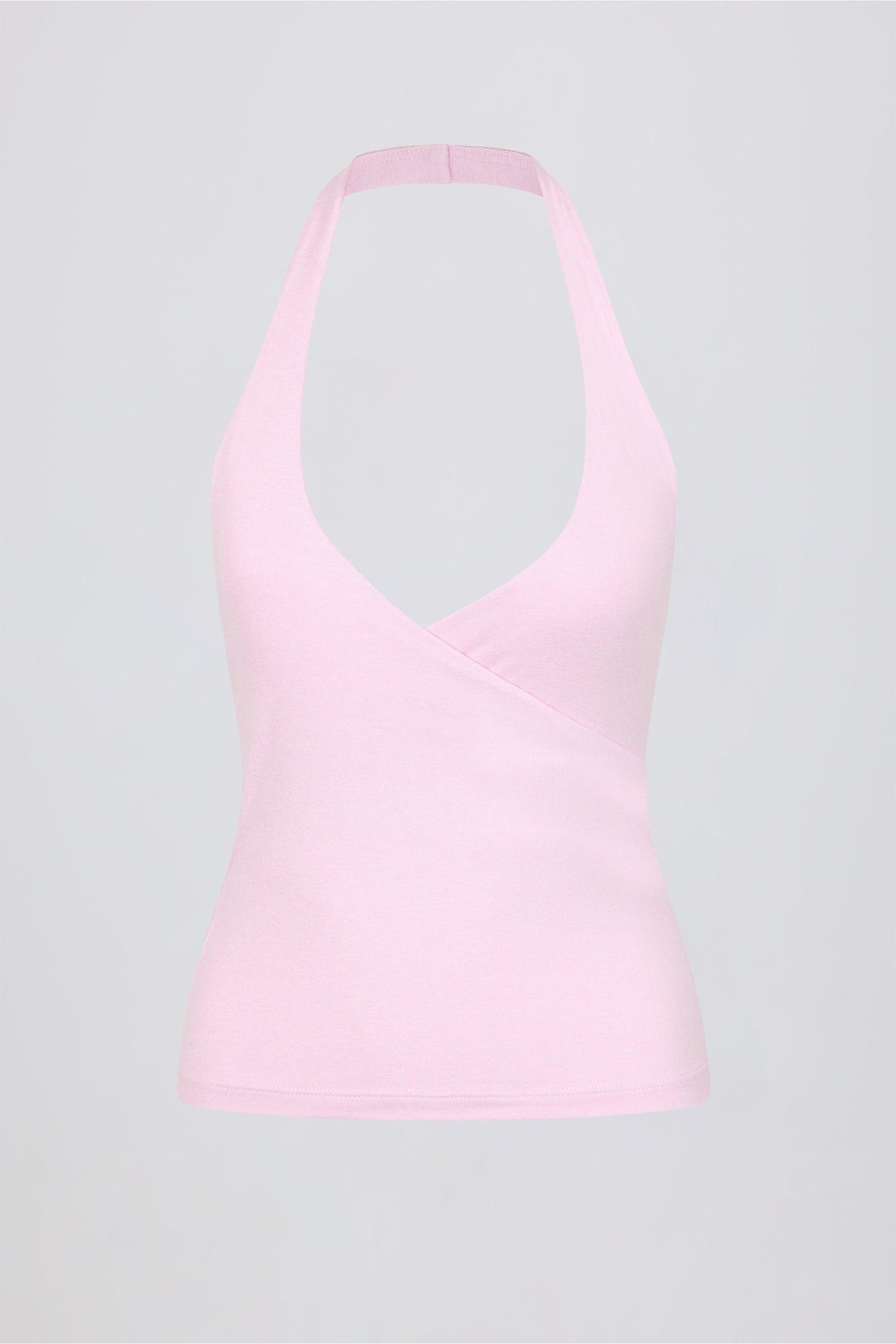 Halterneck Open-back Tank Top In Bloom