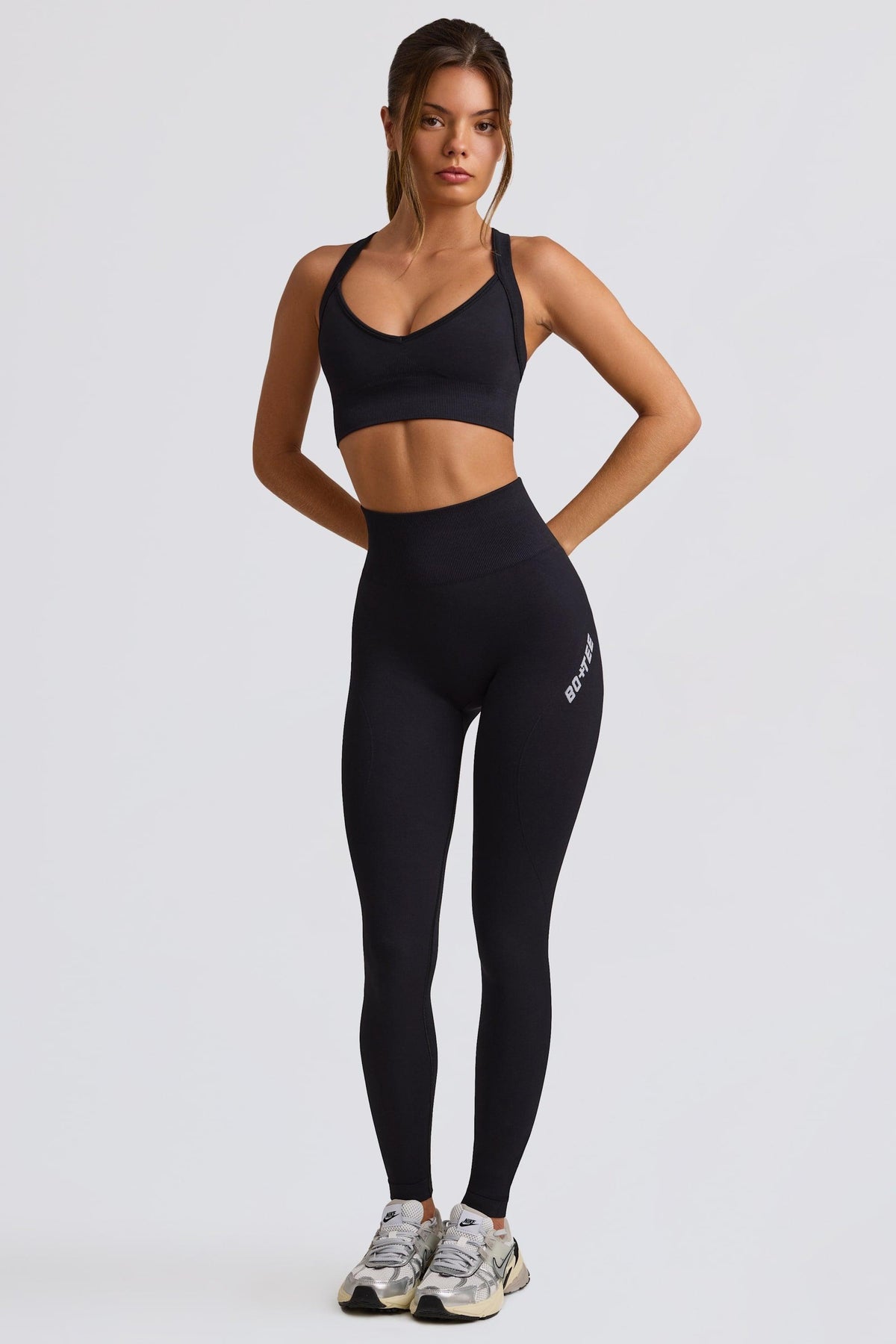 Super Sculpt Seamless High-waist Leggings In Black