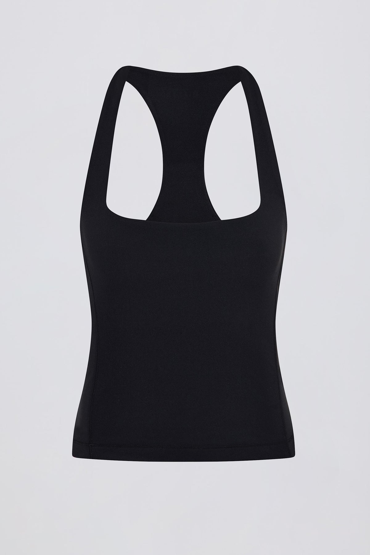 เสื้อกล้ามเนื้อนุ่ม Active Racerback สีดำ