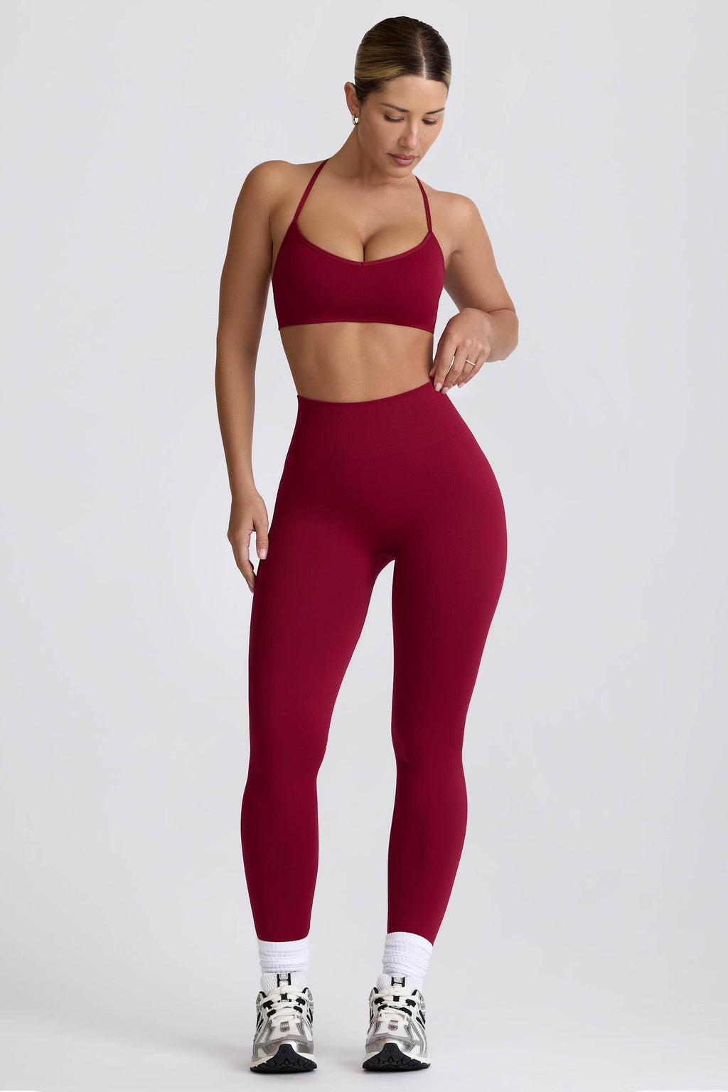 Super Sculpt Seamless Leggings In Cherry
