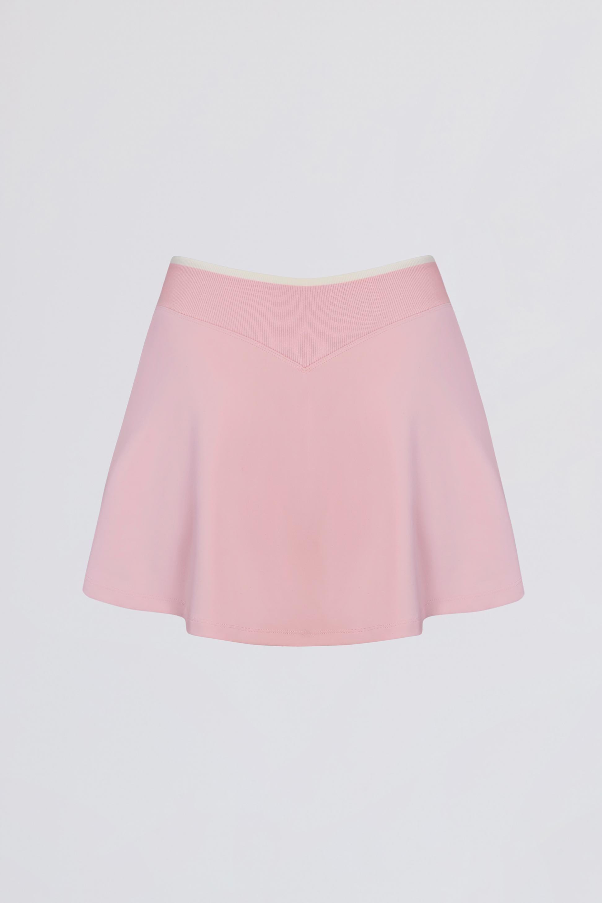 Soft Active Crossover Mini Skort In Powder Pink