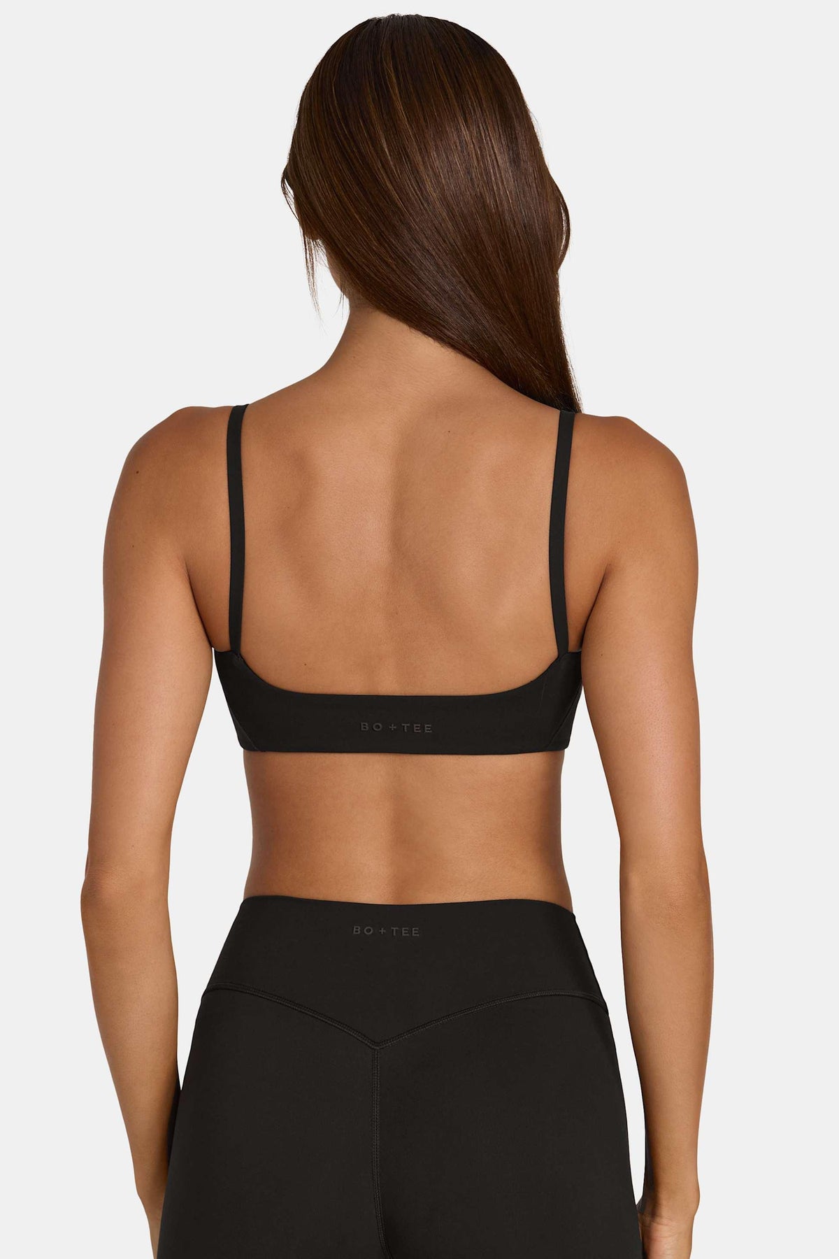 Soft Active Low-impact Sports Bra In Black