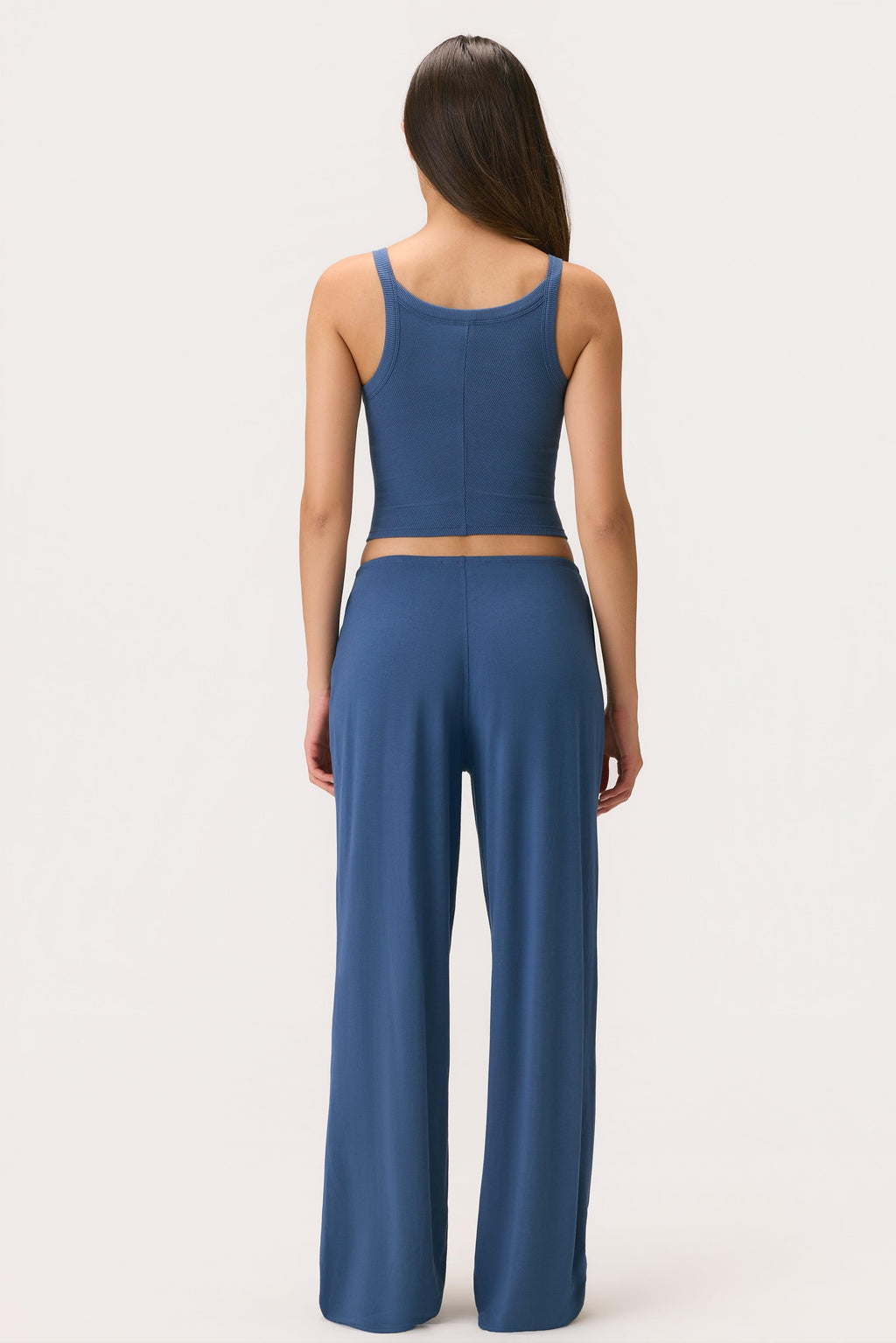 Buttercloud™ Tie-waist Wide-leg Trousers In Marine