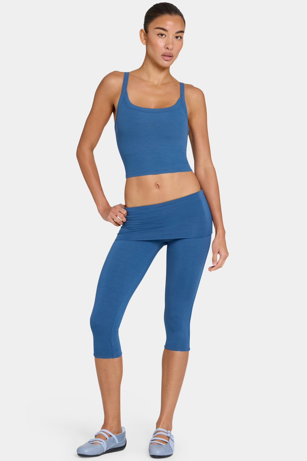 Buttercloud™ Capri Leggings In Marine