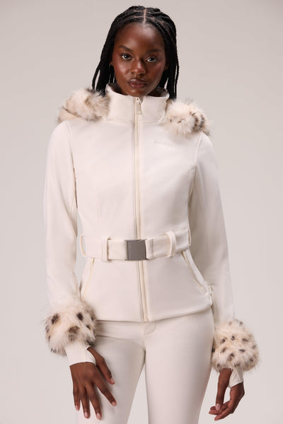 Water Resistant Soft Shell Ski Jacket In Snow