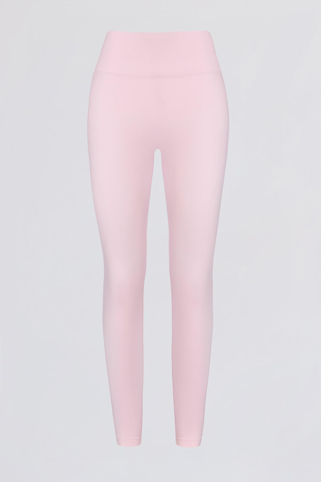 เลกกิ้งเอวสูงไร้รอยต่อ Super Sculpt สีชมพูอ่อน
